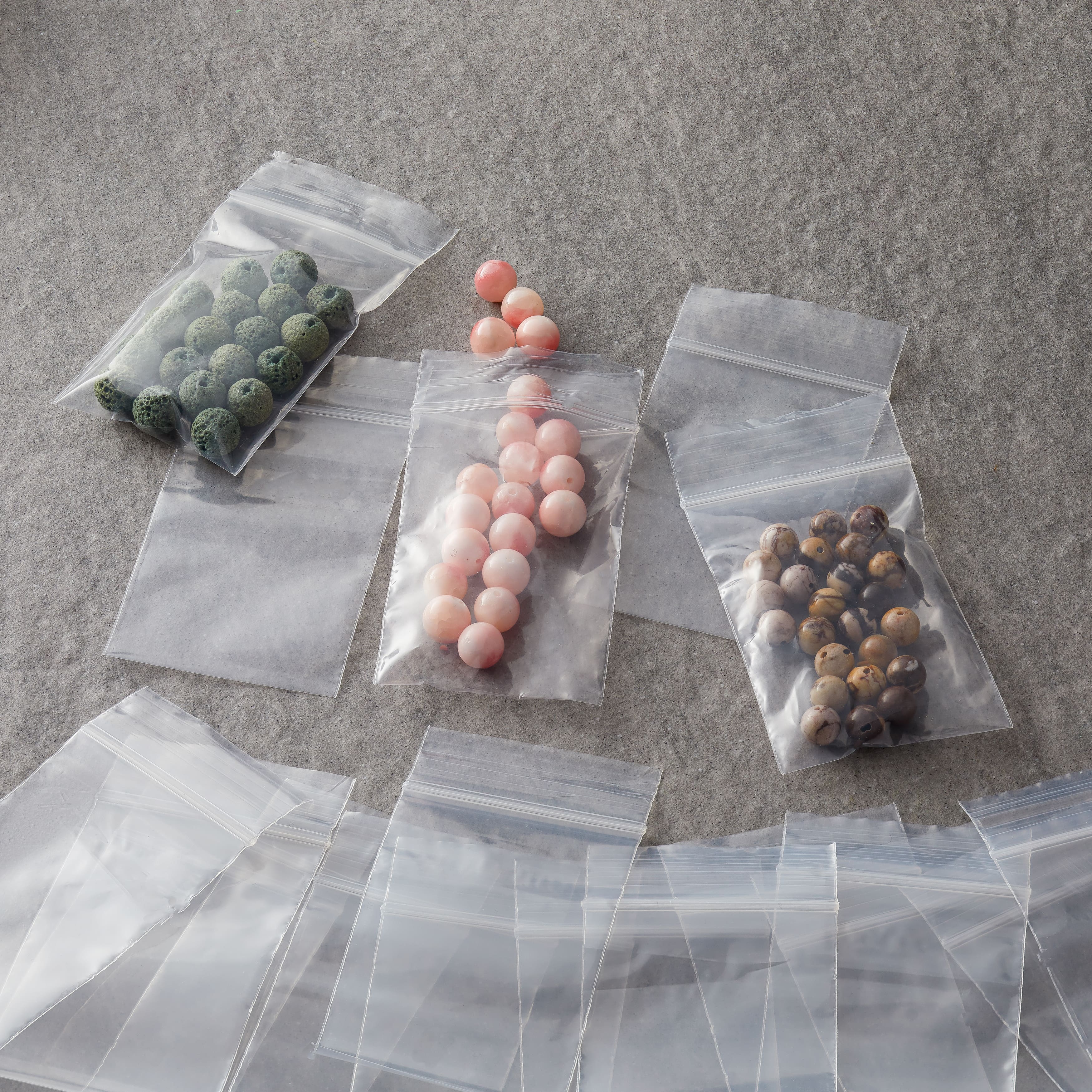 2 x 3 Resealable Zip Bags by Bead Landing in Clear | Michaels