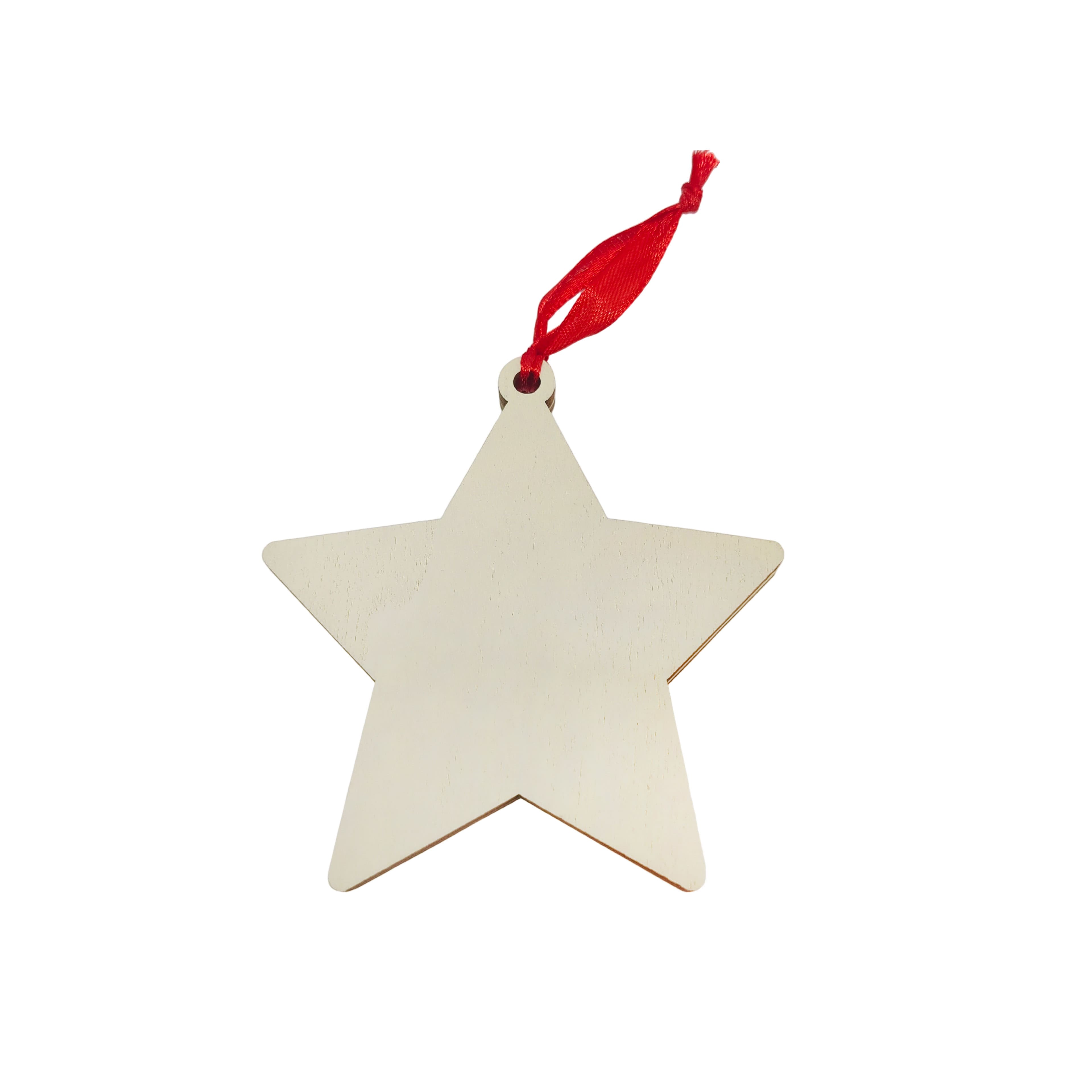 4&#x22; DIY Wood Quilted Star Ornament by Make Market&#xAE;