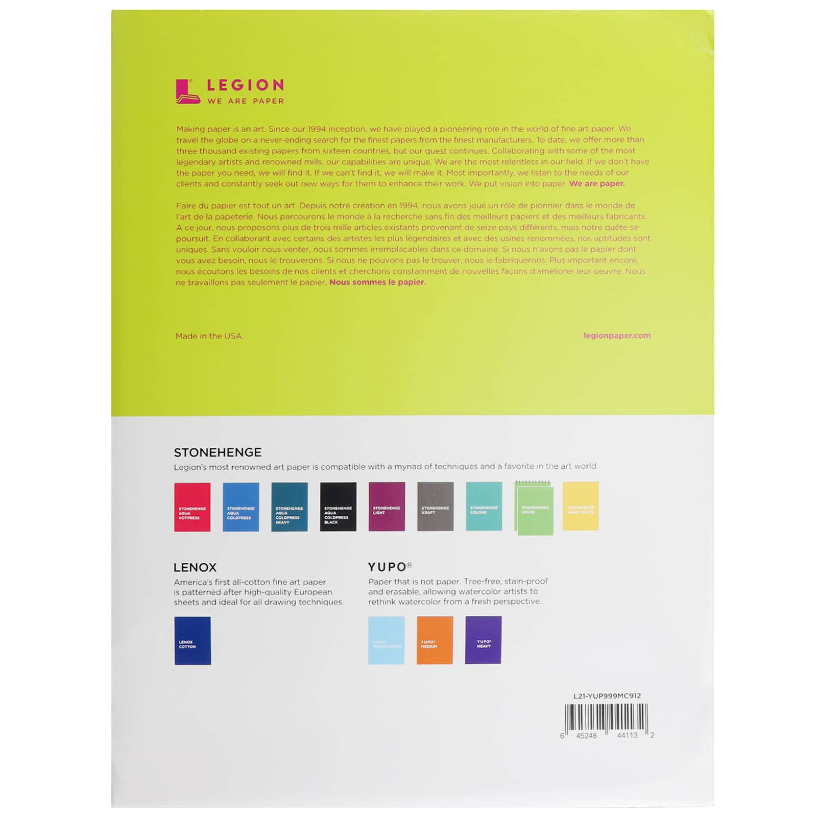 YUPO® Collection Watercolour Paper, 9" x 12"