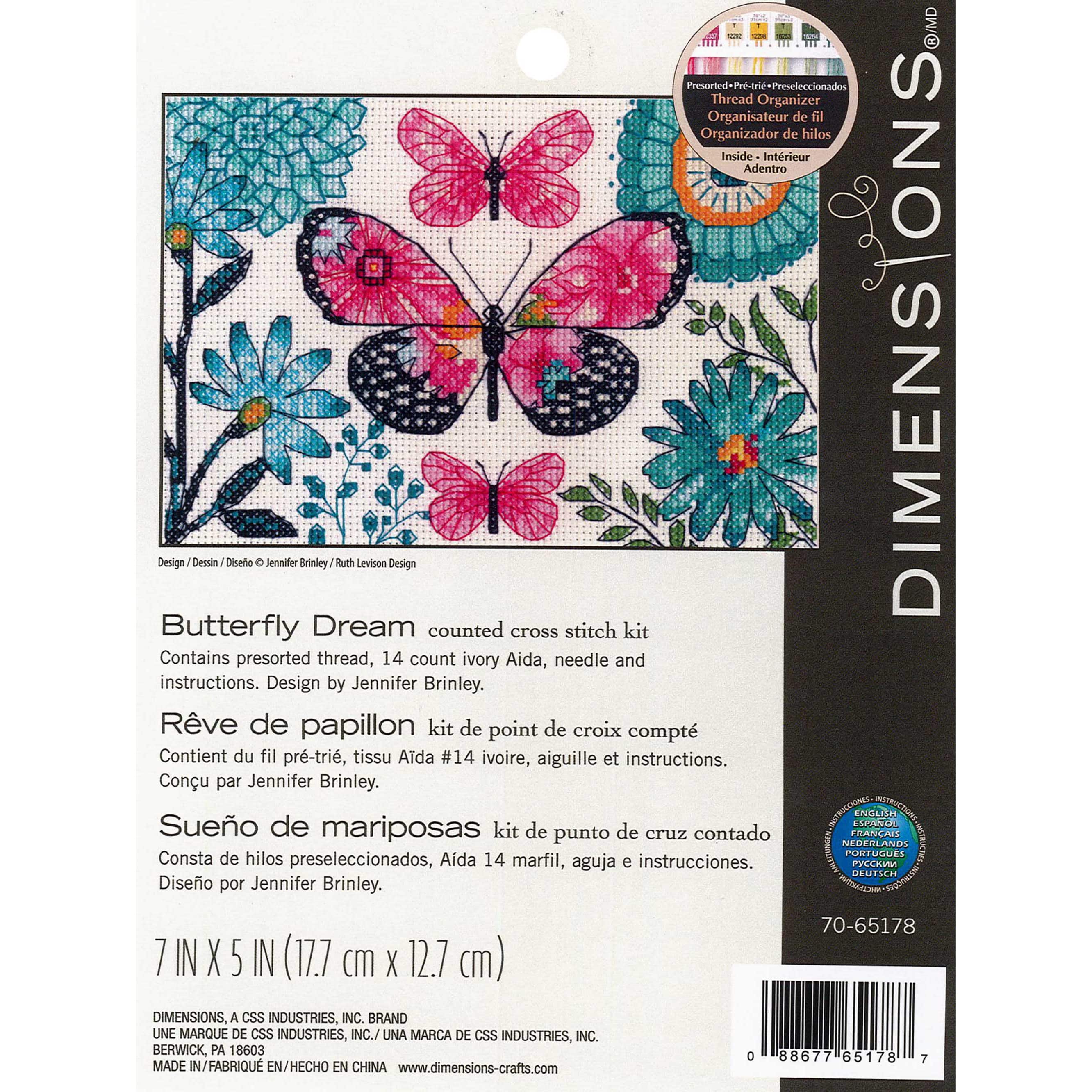 Dimensions Butterfly Dream Cross Stitch Kit