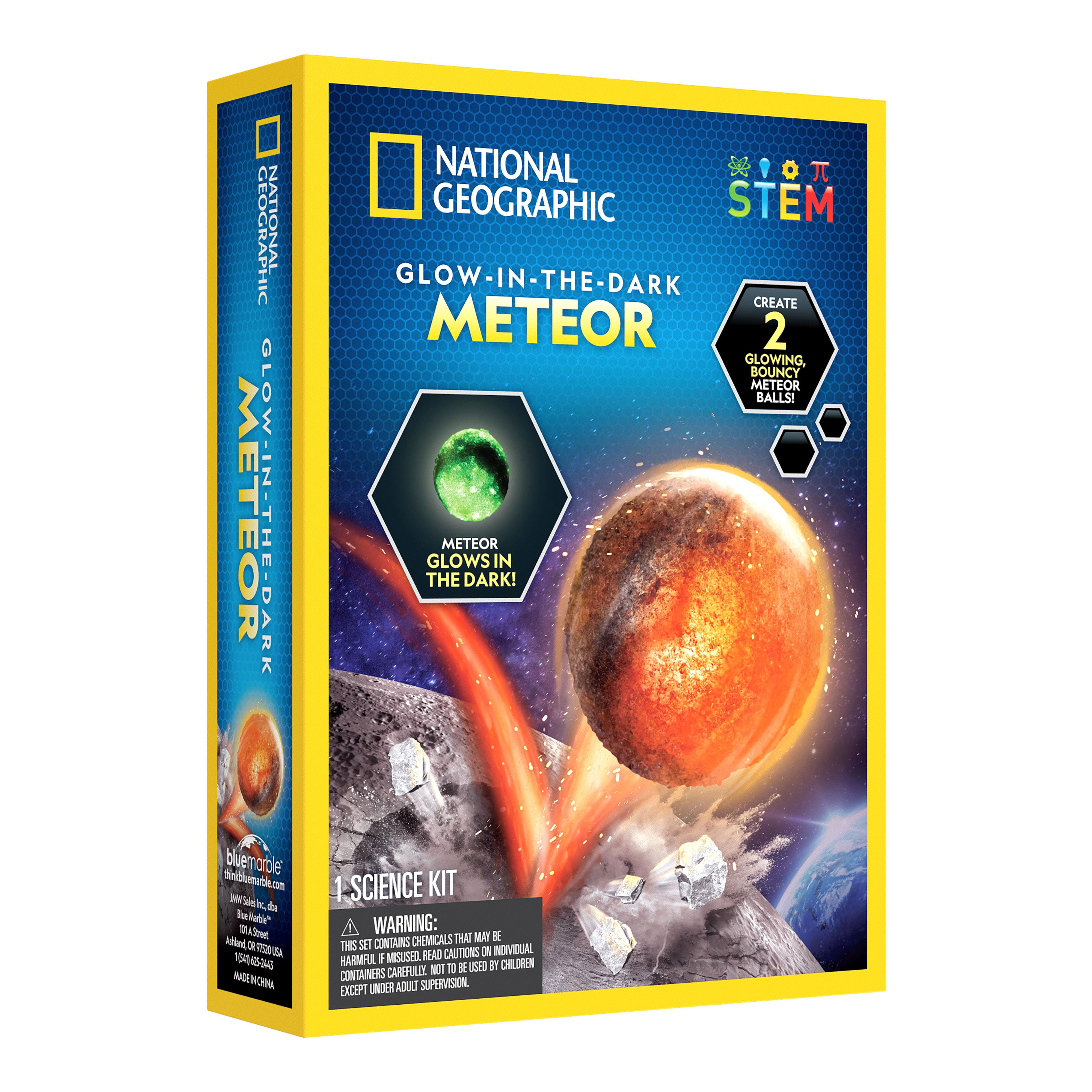 National Geographic&#x2122; Glow-in-the-Dark Meteor Science Kit