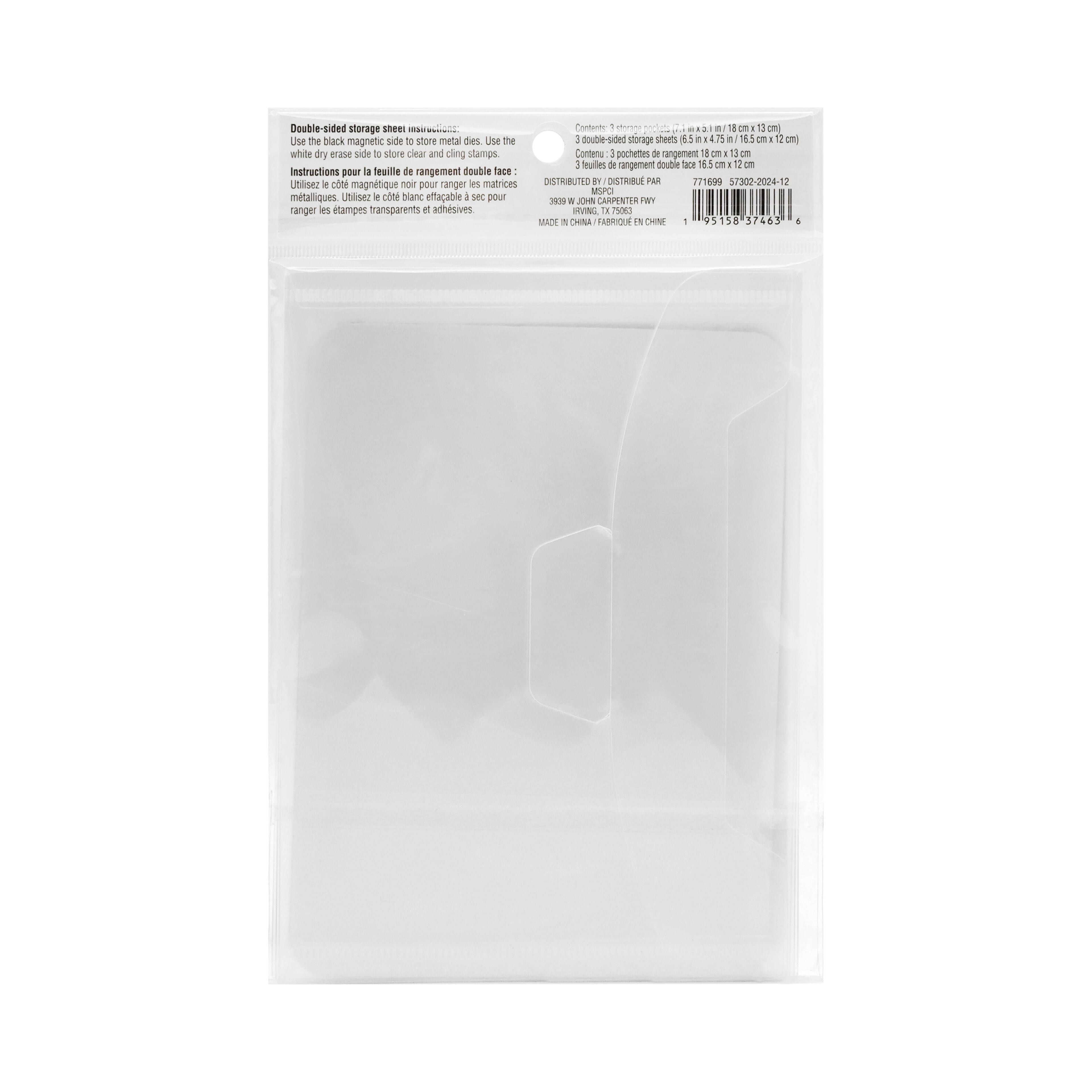 6 Pack: Cutting Dies & Clear Stamp Storage Set by Recollections™