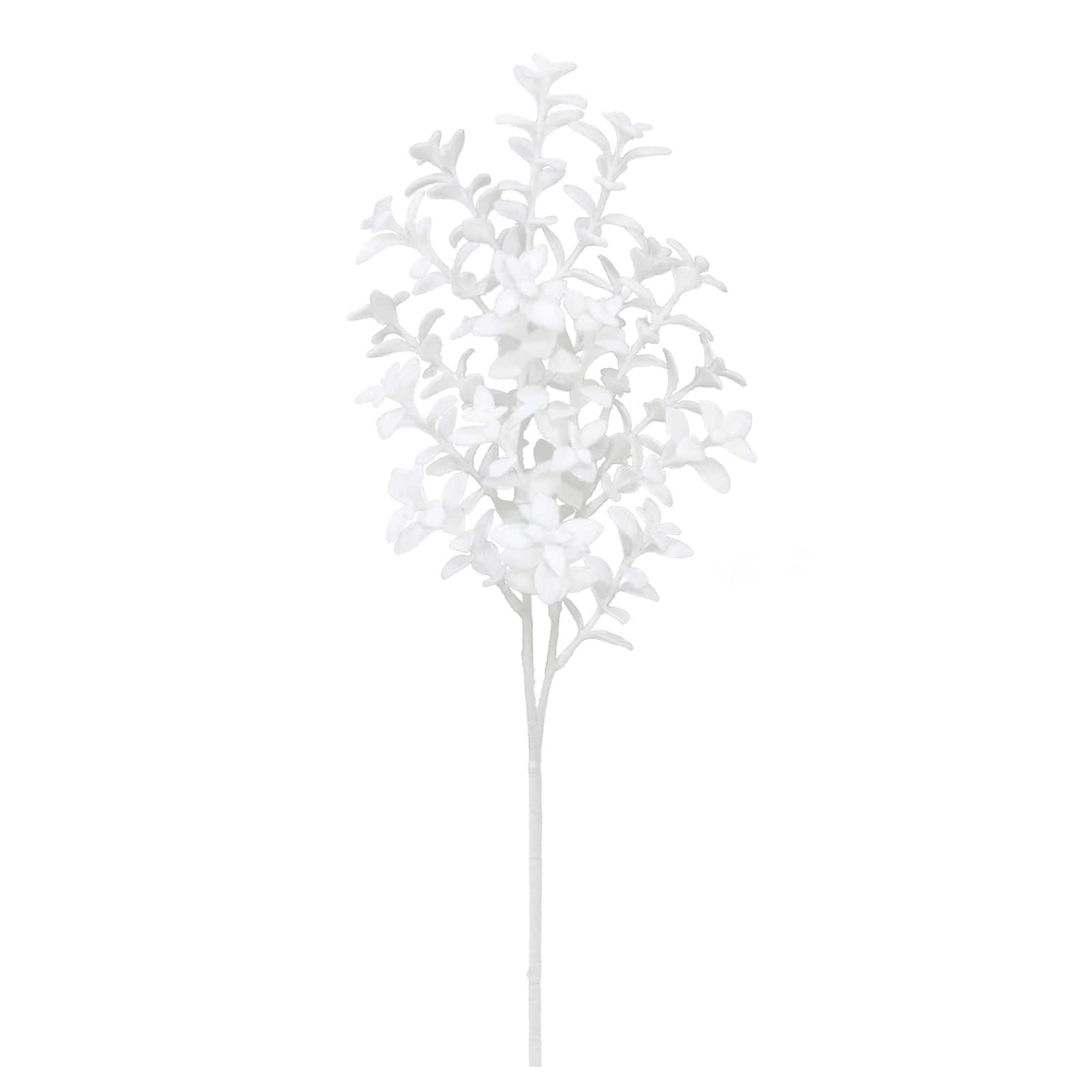 32&#x22; White Flocked Boxwood Stem by Ashland&#xAE;