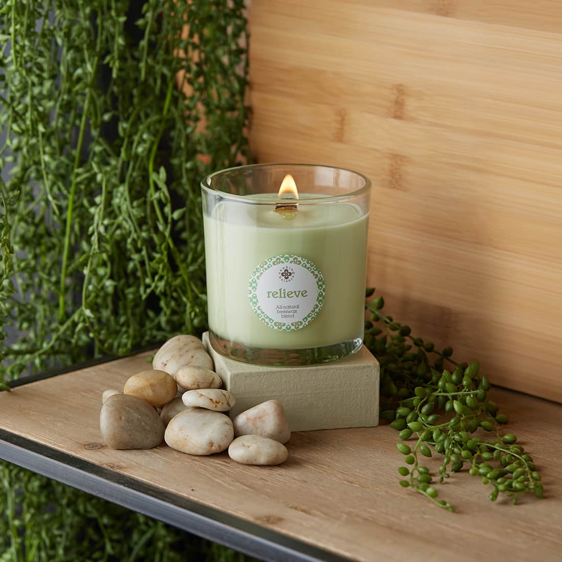 Root Candles Seeking Balance® Relieve: Eucalyptus Menthol Jar Candle