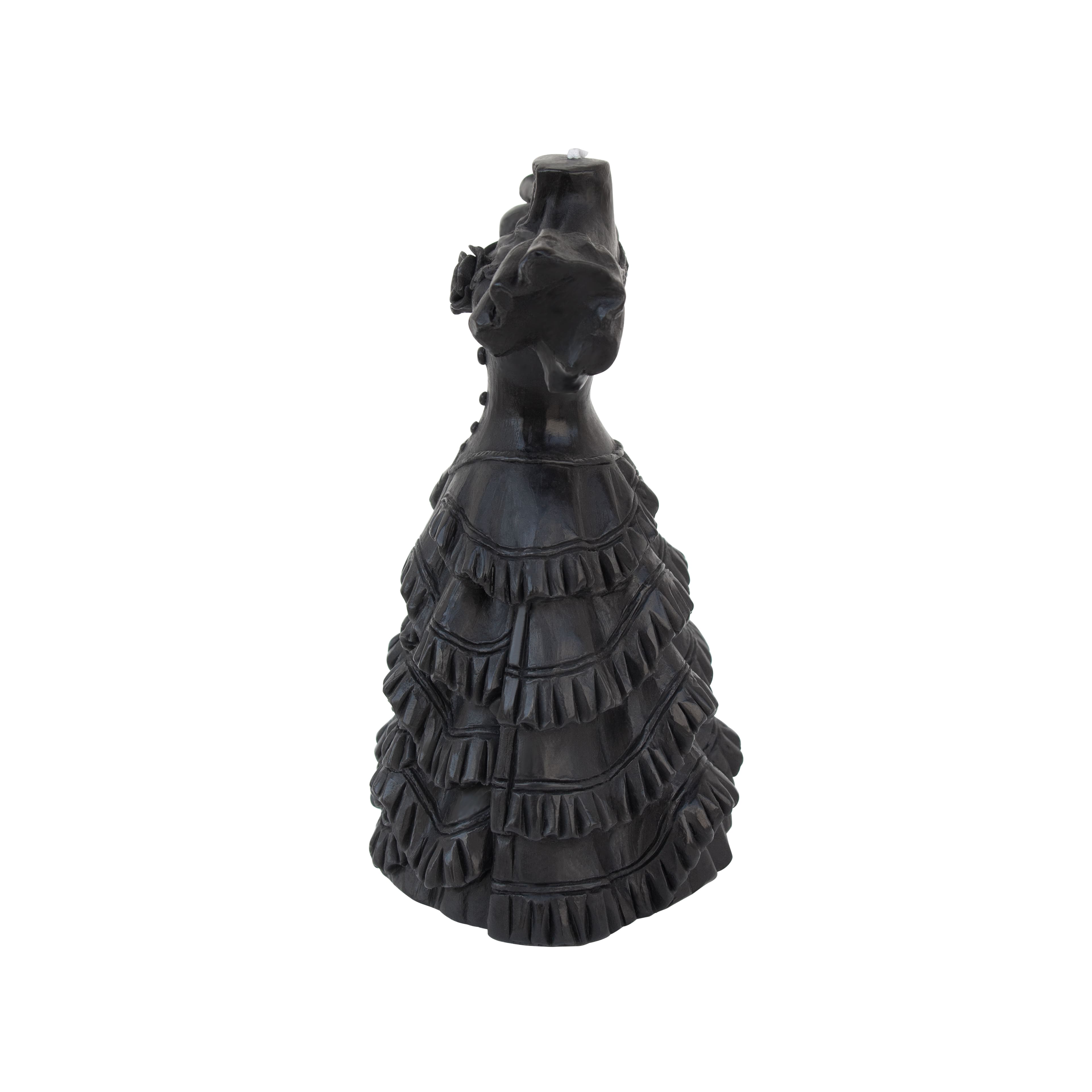 6&#x22; Black Halloween Dress Candle by Ashland&#xAE;