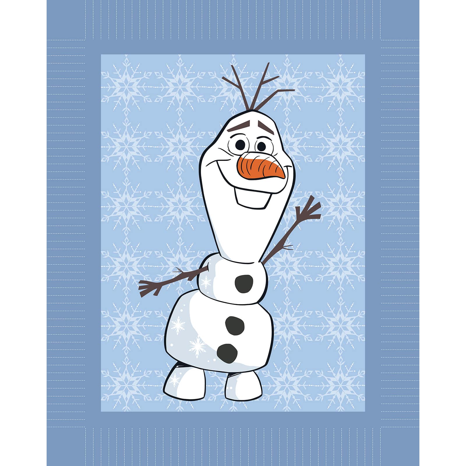 frozen 2 no sew fleece throw kit