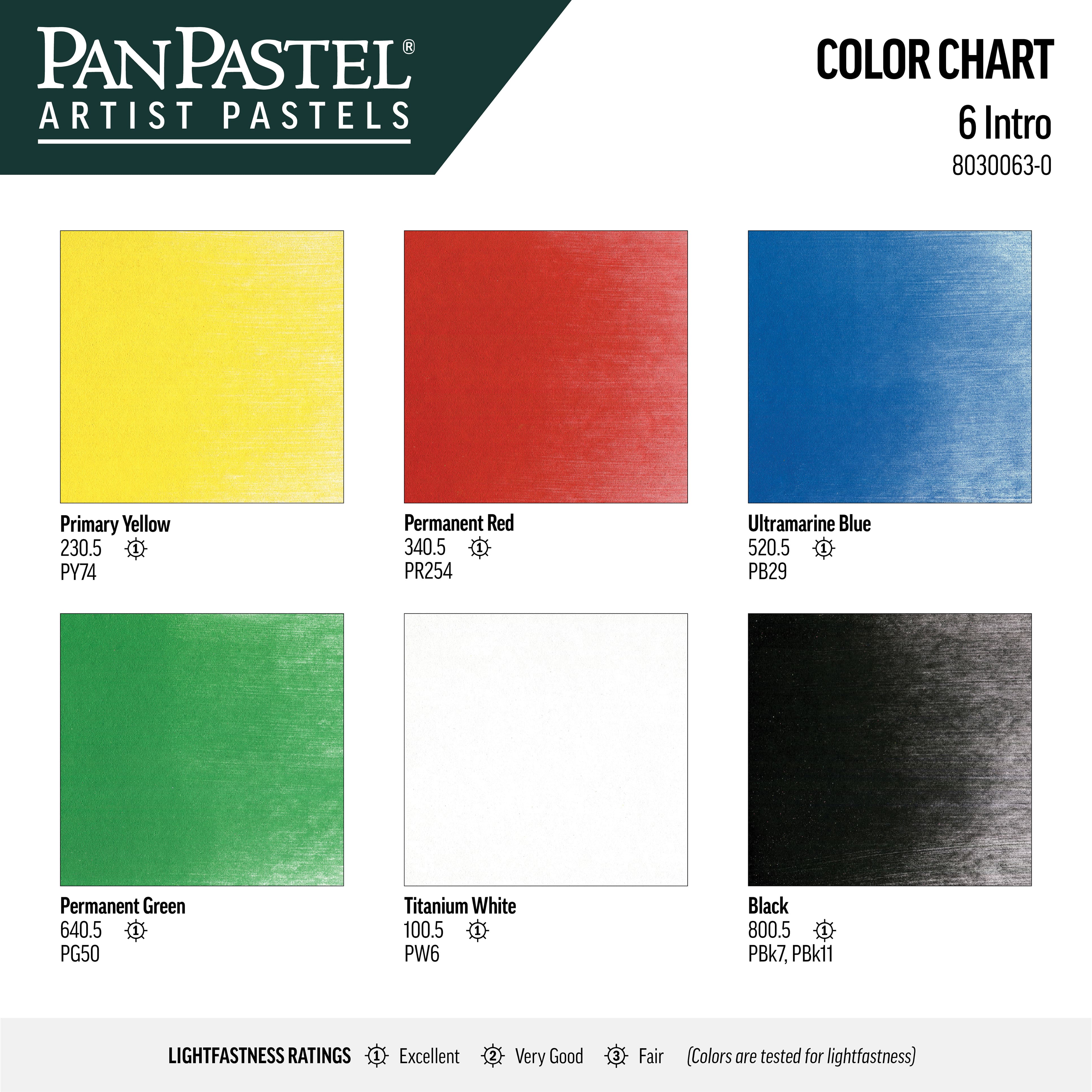 PanPastel&#xAE; 6 Color Artist Pastels Set