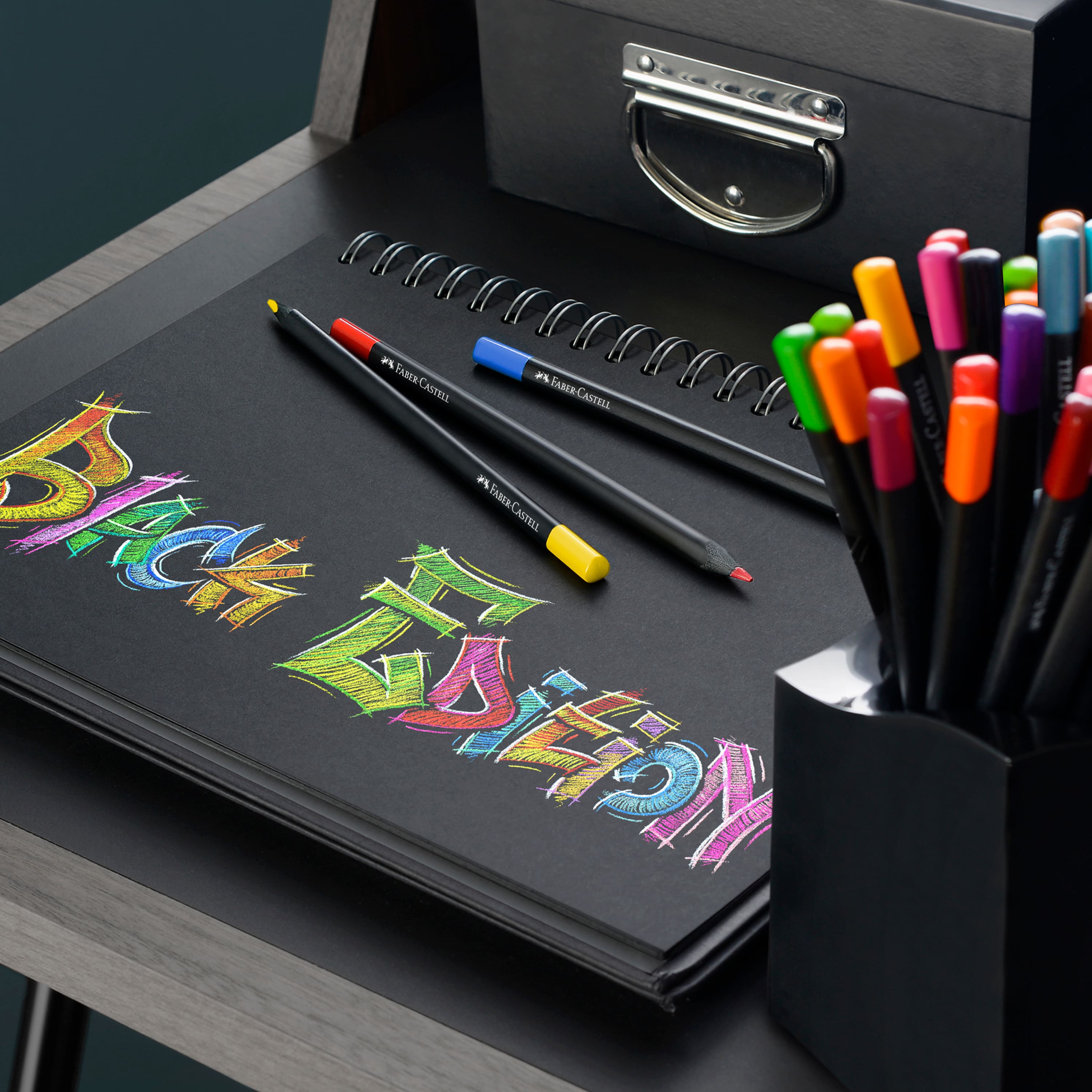 Faber-Castell® 36 Colour Black Edition Coloured Pencils
