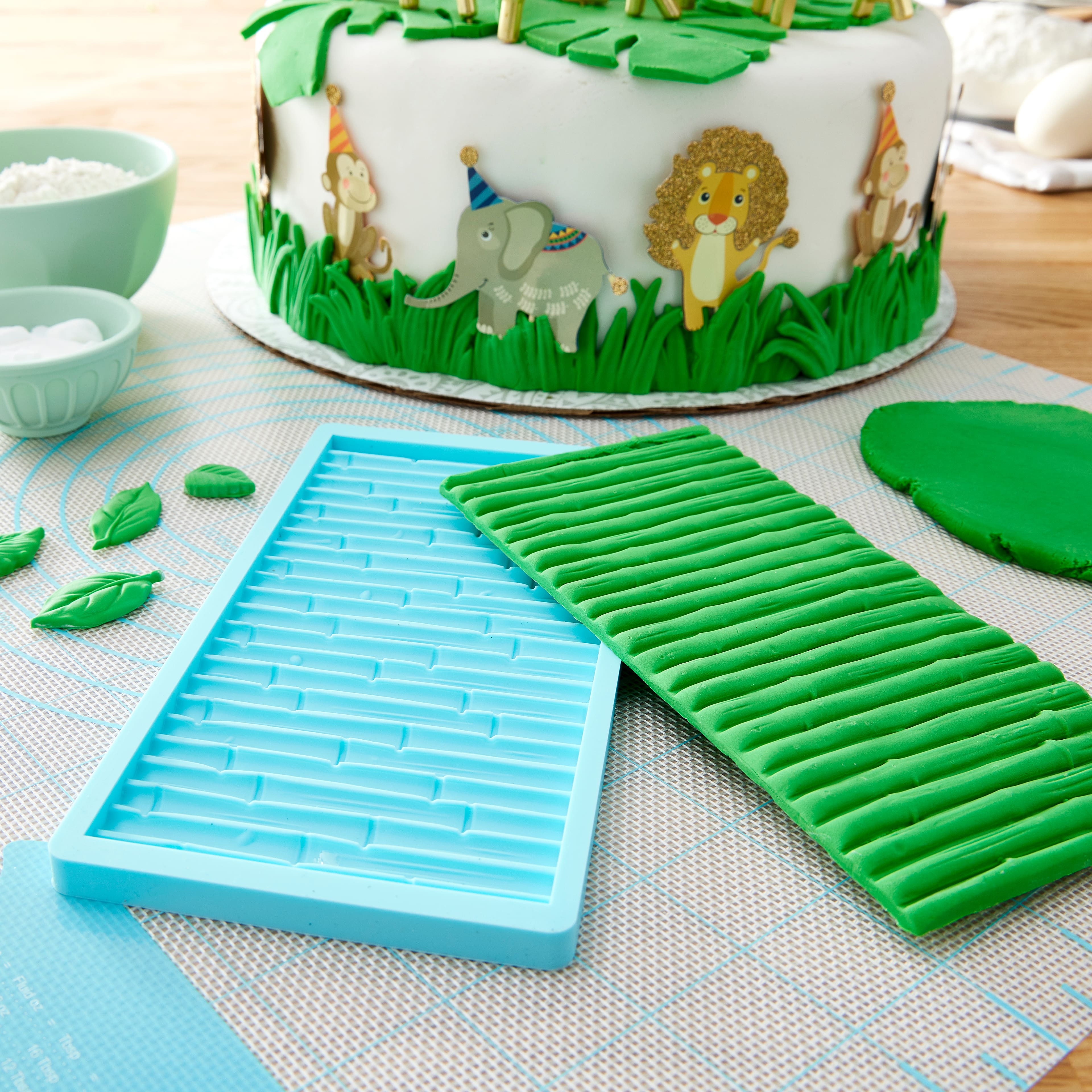 6 Pack: Bamboo Silicone Fondant Mold by Celebrate It&#xAE;