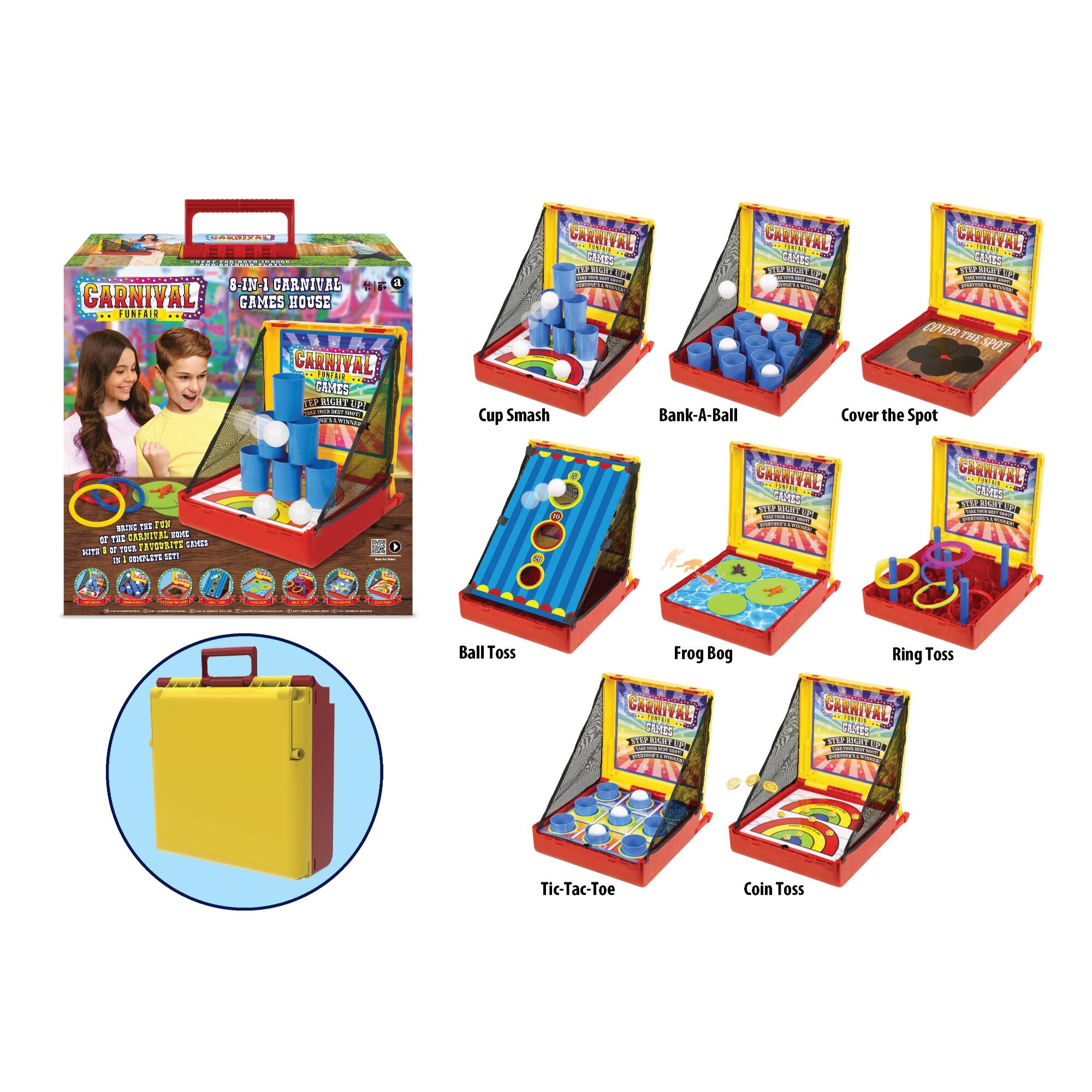 Ambassador Games 8-in-1 Carnival Games House Set