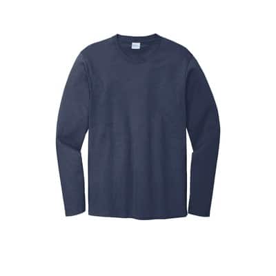 Port & Company® Long Sleeve Bouncer T-Shirt in Navy Blue | XXXX-Large | Michaels®
