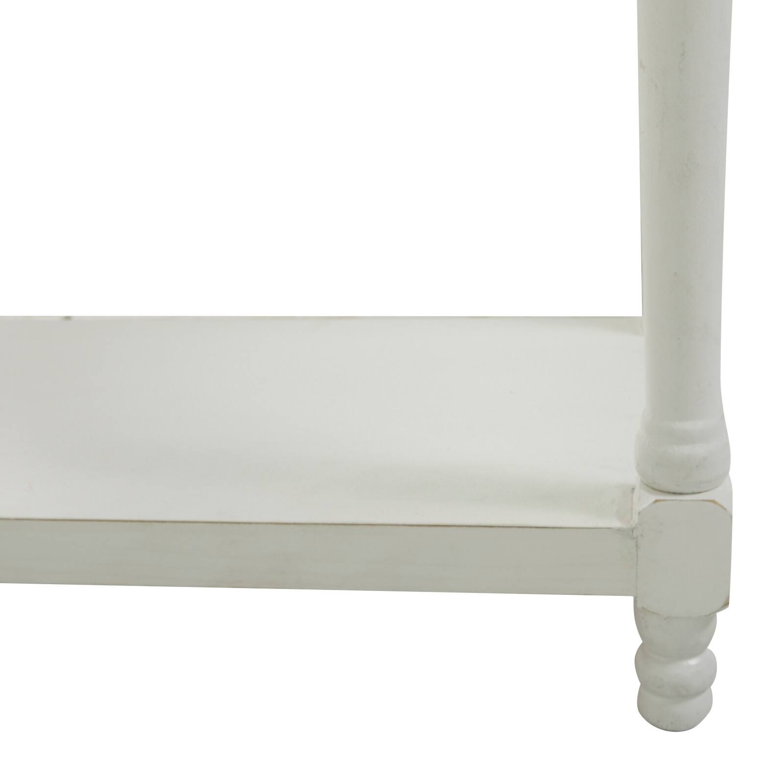 White Farmhouse Shelving Unit, 23&#x22; x 13&#x22; x 72&#x22;