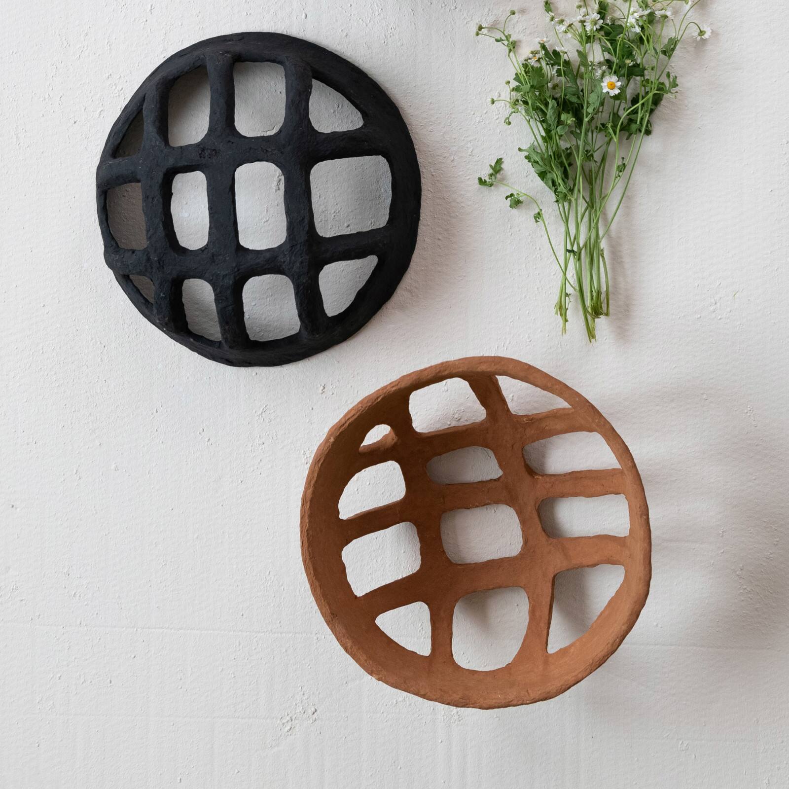 Hello Honey&#xAE; 13&#x22; Rust Handmade Paper Mache Basket