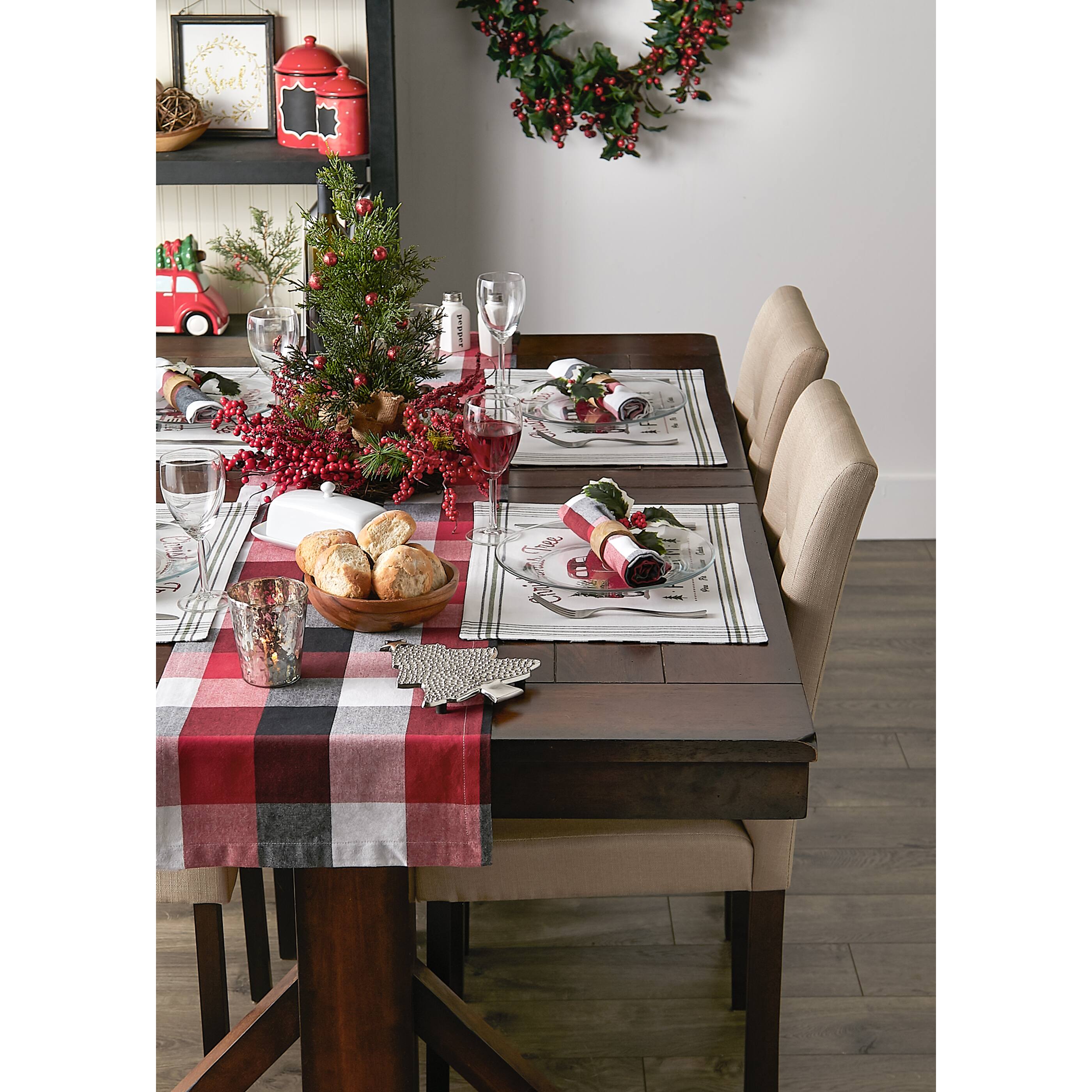 DII&#xAE; Tree Farm Truck Printed Placemats, 6ct.