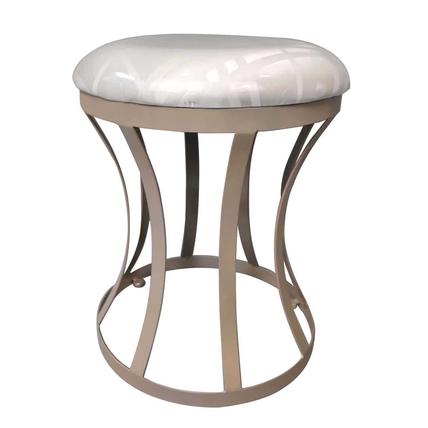 SunnyPoint 17.5&#x22; Champagne Gold Stool