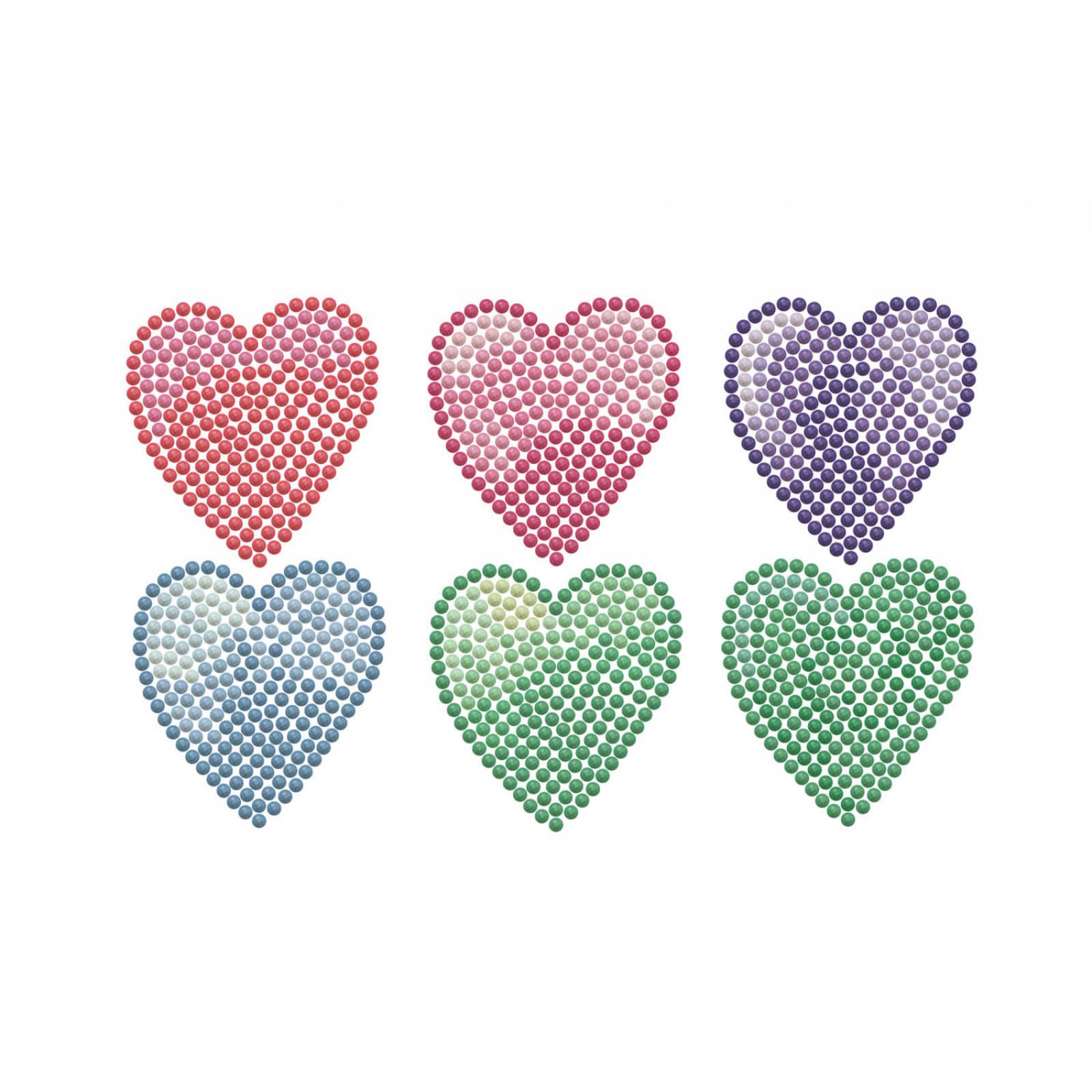Diamond Dotz&#xAE; Beginner Love Hearts Zipper Pouch Diamond Painting Kit