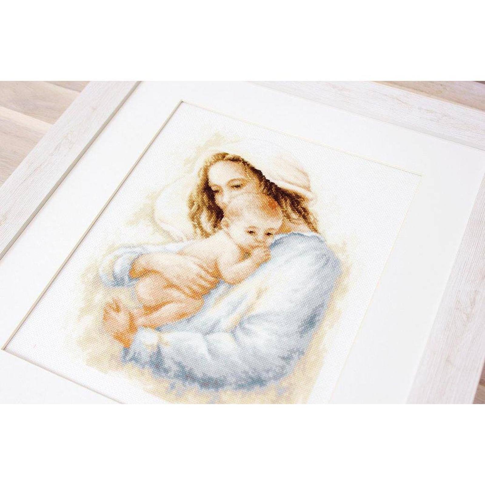 Luca-s Mother And Child Counted Cross Stitch Kit