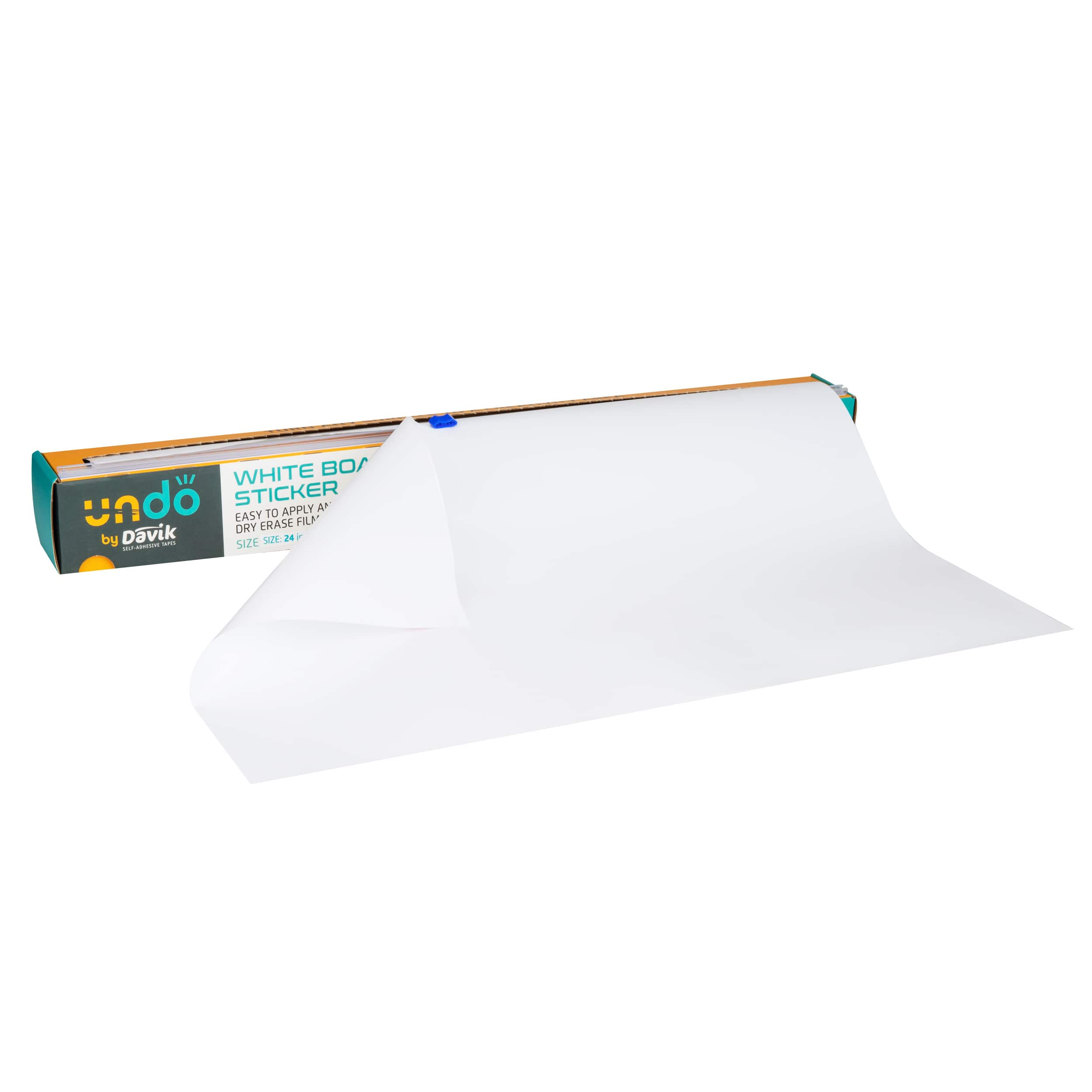 Mind Reader Adhesive Whiteboard Paper, Write On Removable Wall