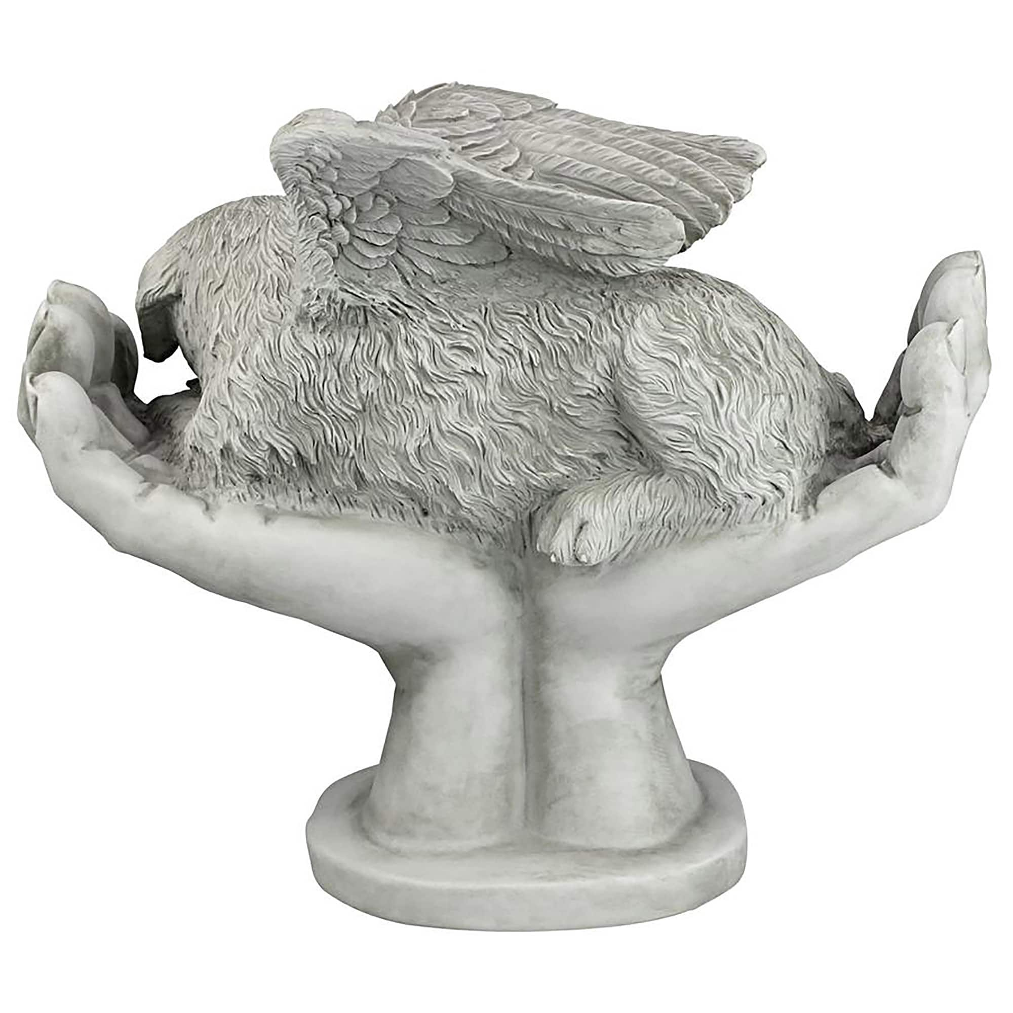 Design Toscano 15.5&#x22; In God&#x27;s Hands Dog Memorial Statue