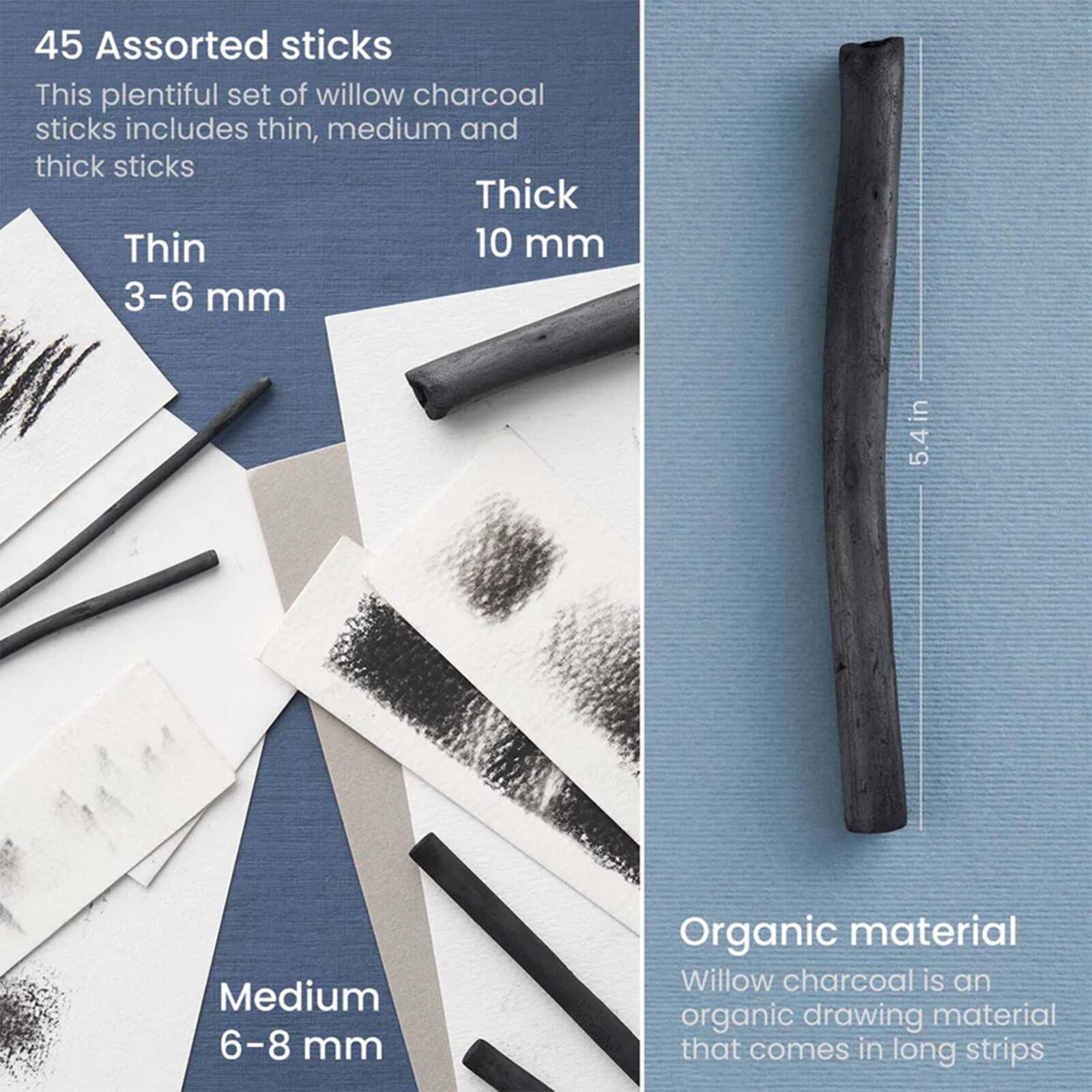 Arteza&#xAE; Willow Charcoal Set