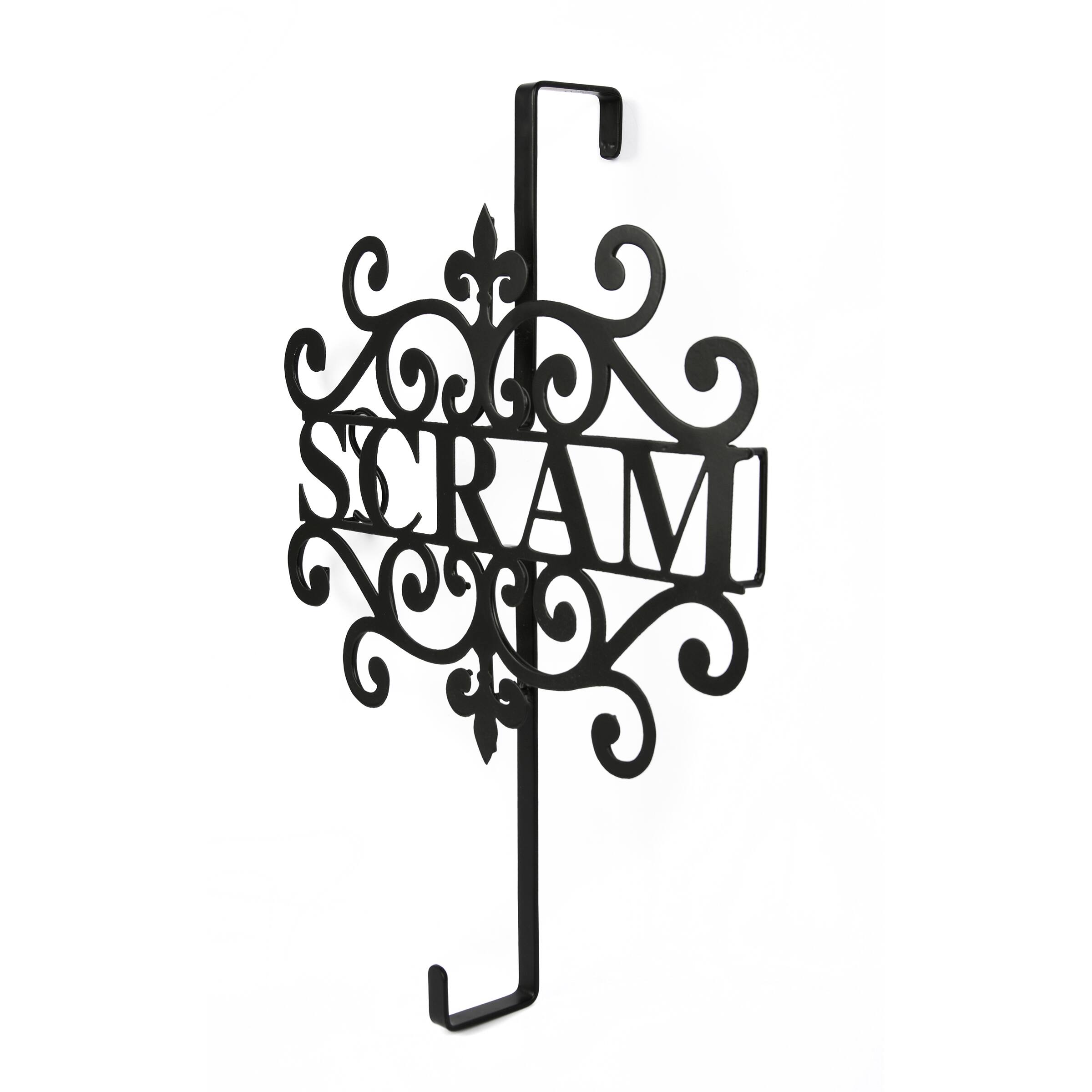 16" Halloween Scram Wreath Hanger
