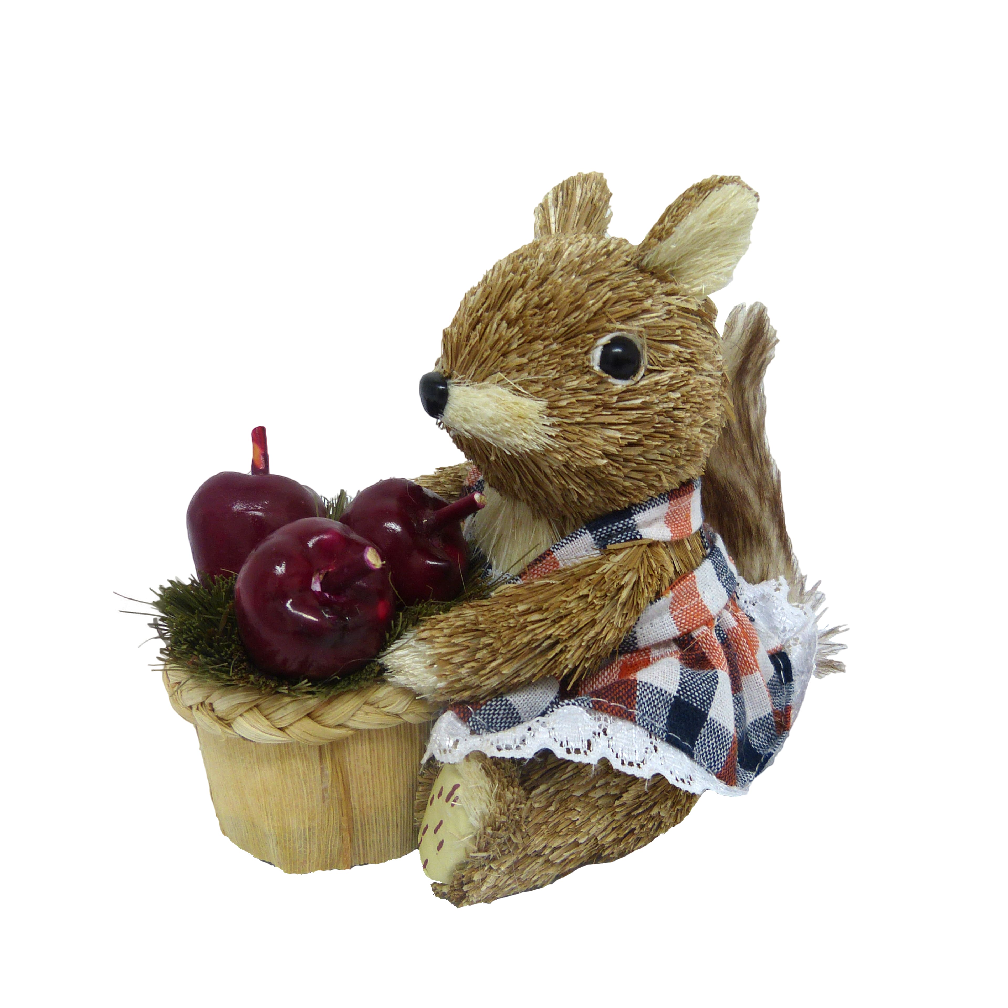 6&#x22; Squirrel with Apple Basket by Ashland&#xAE;