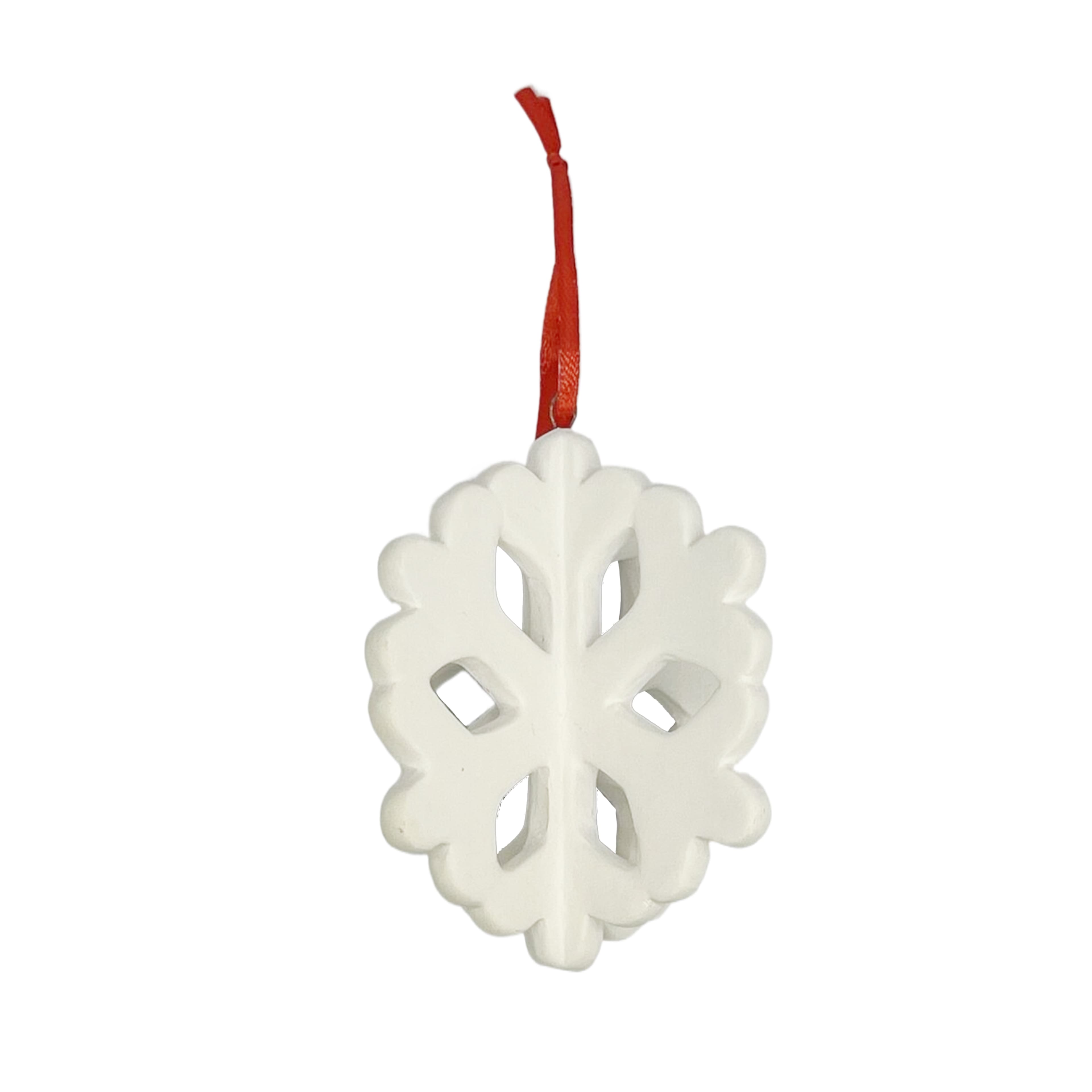 4&#x22; DIY Ceramic Slatted Snowflake Ornament by Make Market&#xAE;