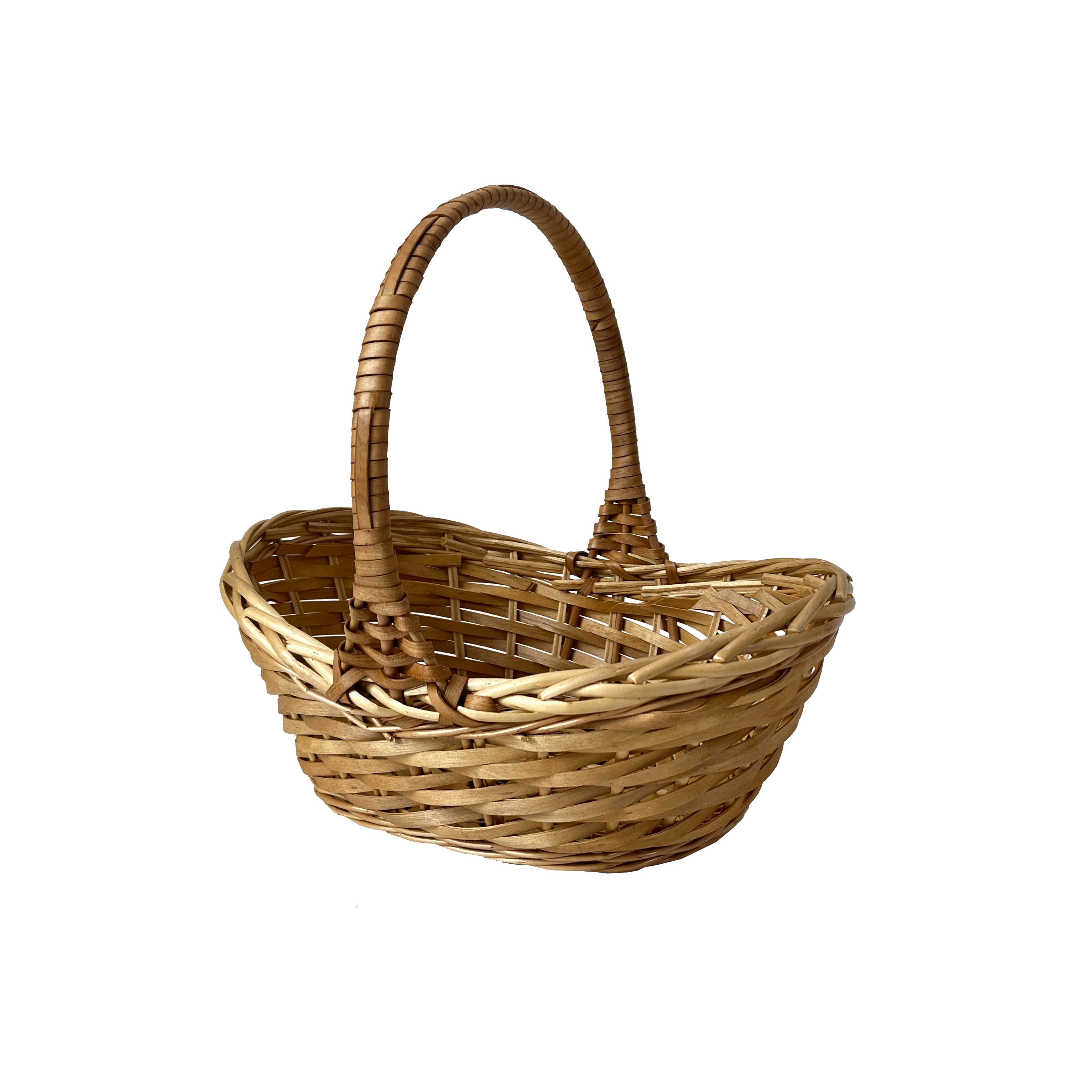 Ashland® Bunny Bunnies, Carrots & Gingham Fabric Easter Basket Large Jumbo Size