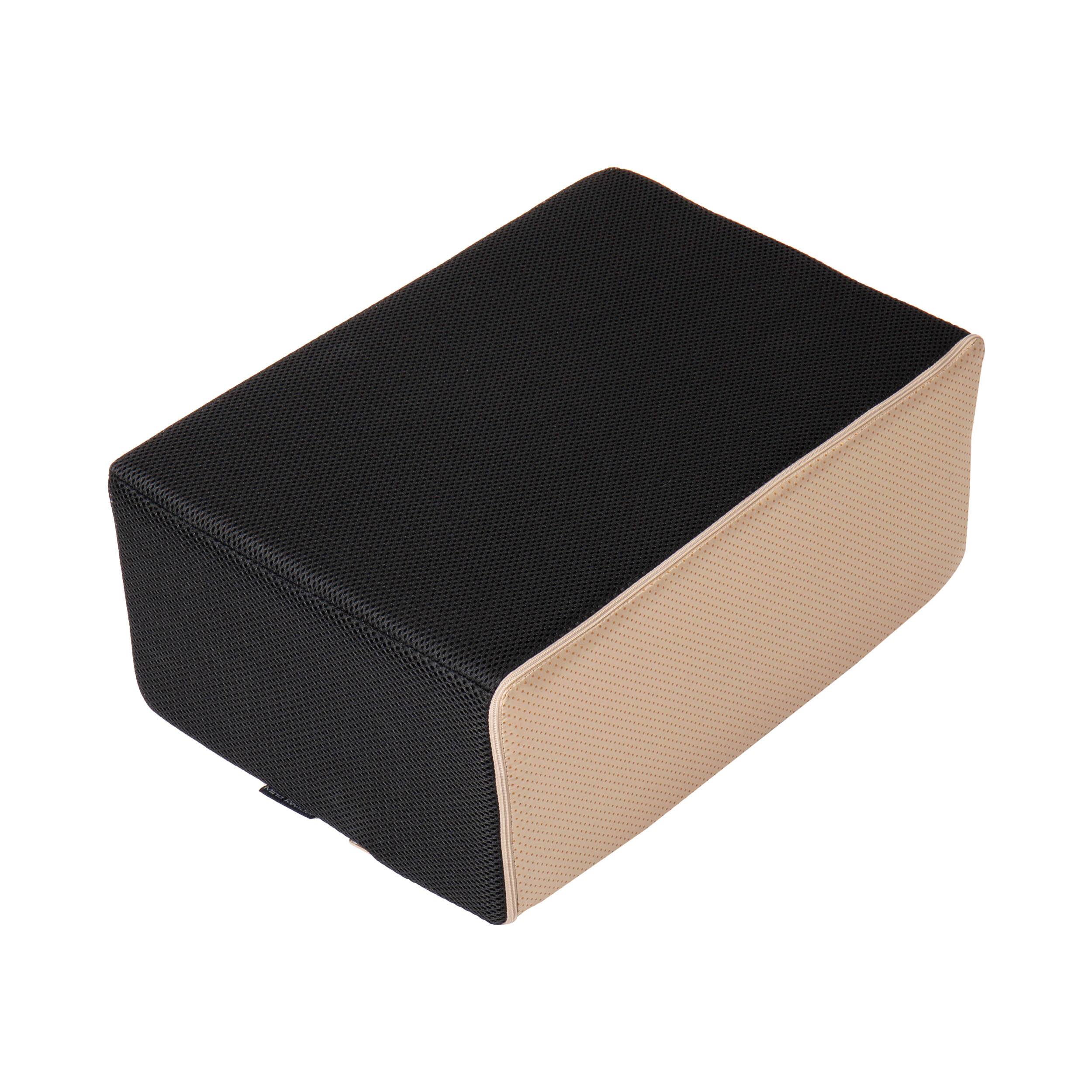 Mind Reader Black Ergonomic Pressure Relief Foot Rest