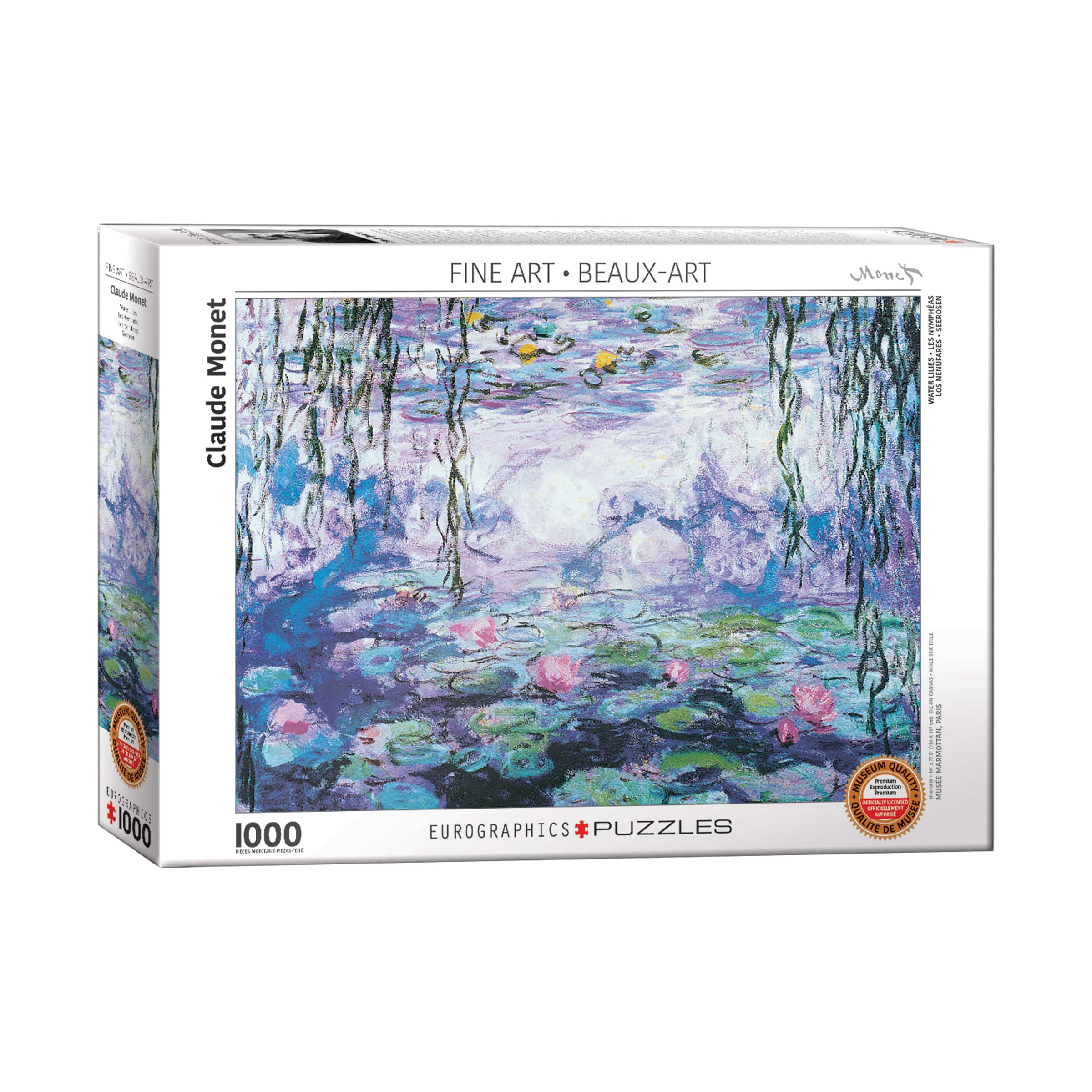 Claude Monet - Water Lilies: 1000 Pcs