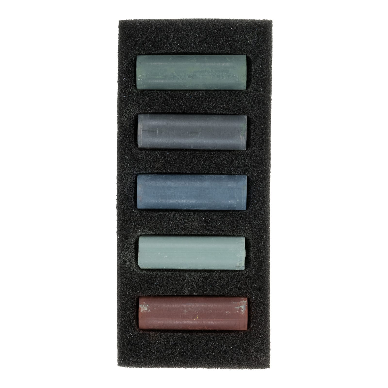 Rembrandt 5 Color Storm Grays Half Stick Soft Pastel Set