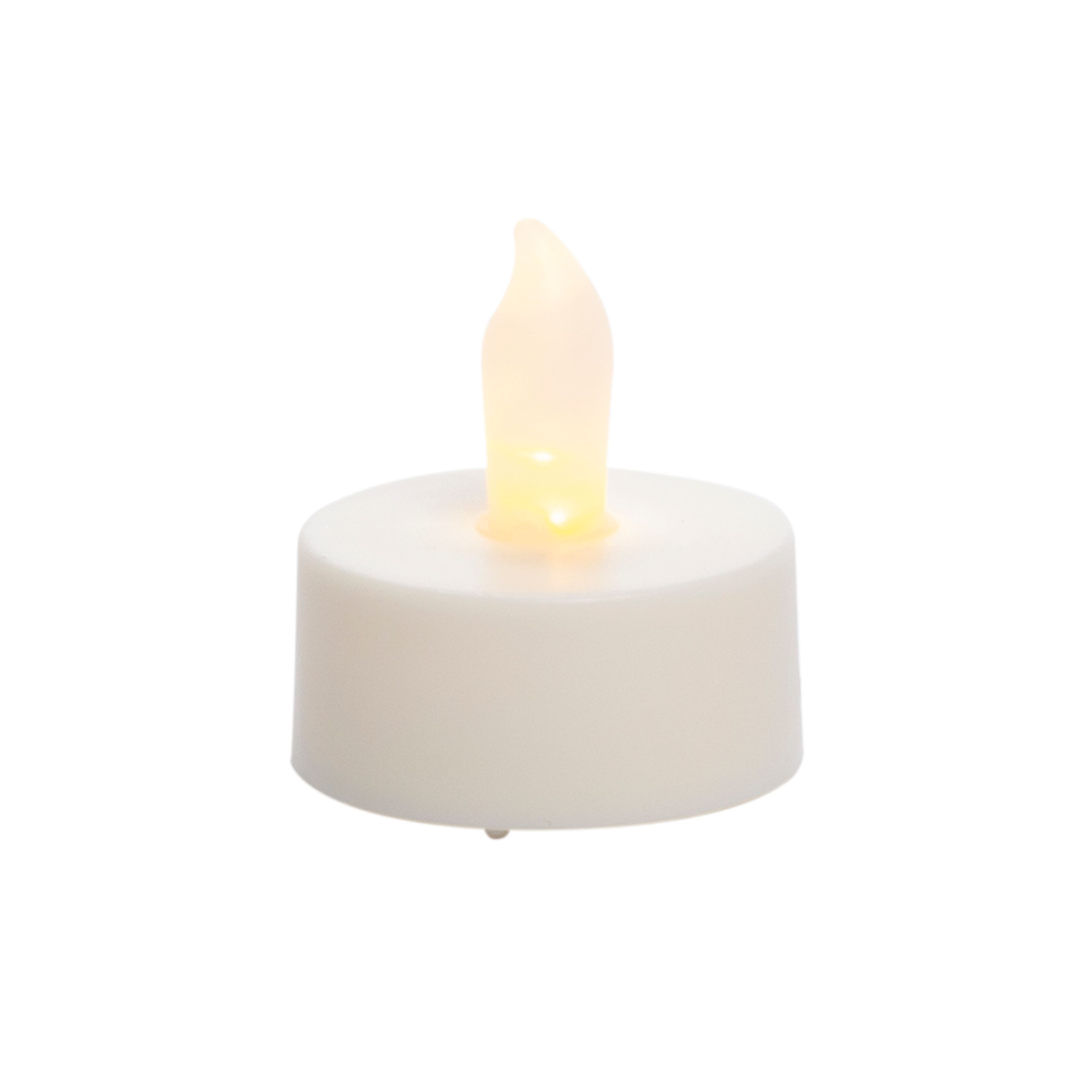 12 Packs: 4 ct. (48 total) Ivory LED Twist Flame Tealight Candles by Ashland®