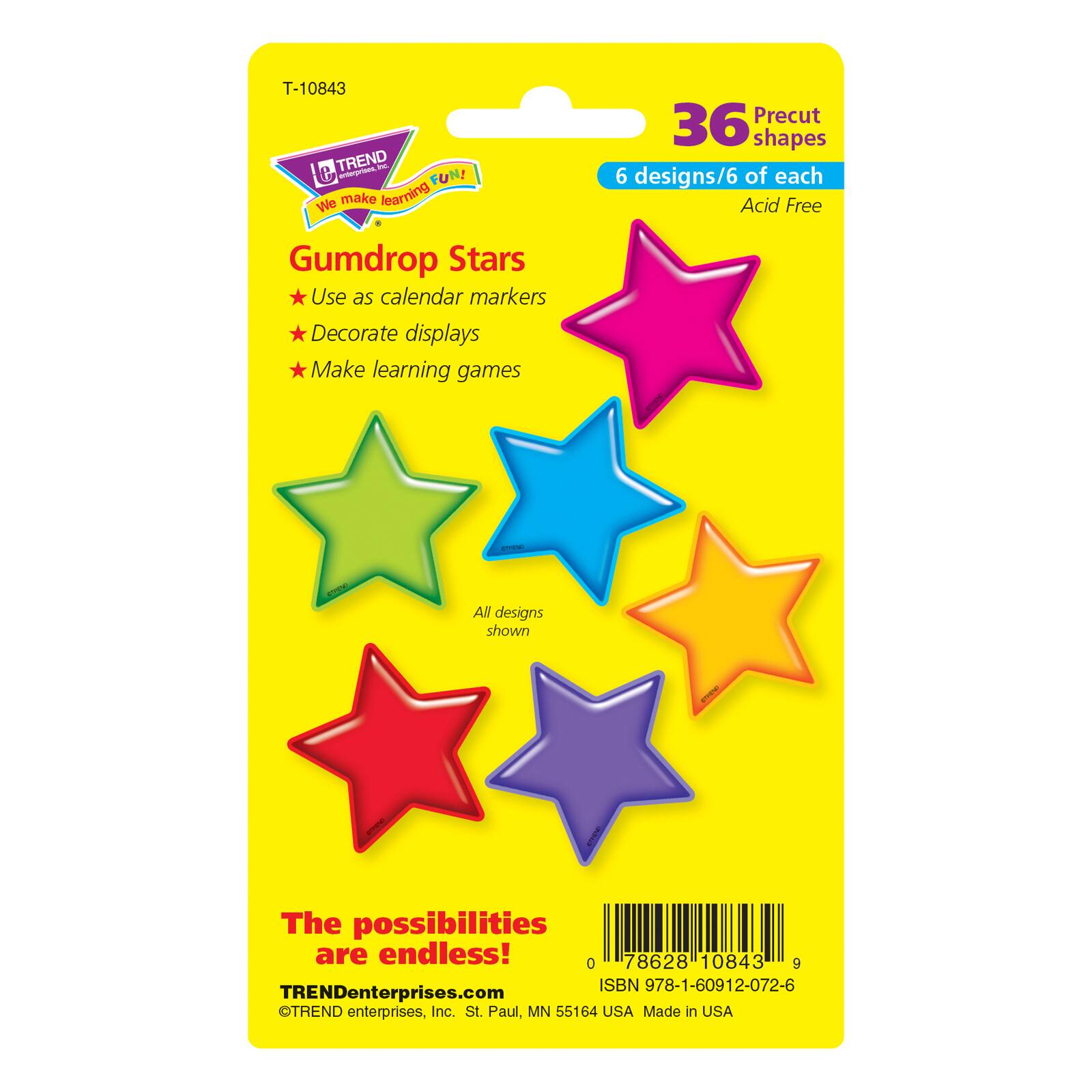 Mini Accents Gumdrop Stars Variety Pack