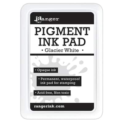 Ranger Pigment Glacier White Ink Pad | Michaels