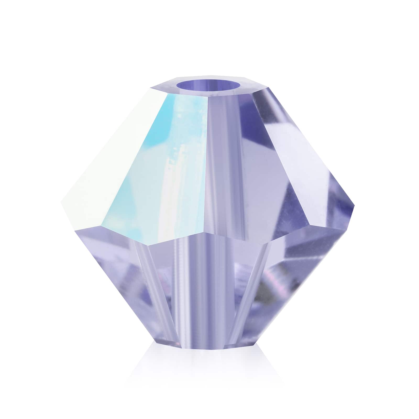 John Bead PRECIOSA 4mm Czech Crystal Bicone Beads, 40ct.