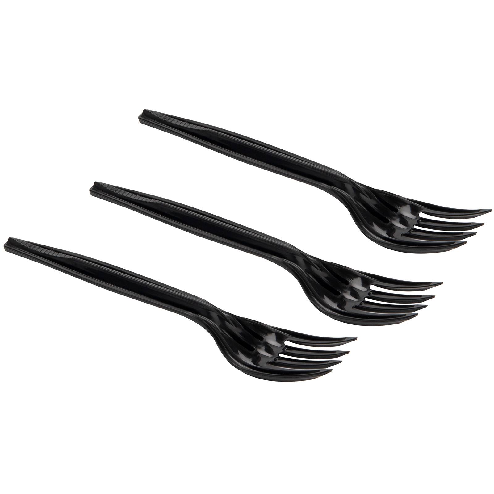 Mind Reader Black Plastic Fork Dispenser Refills, 100ct.