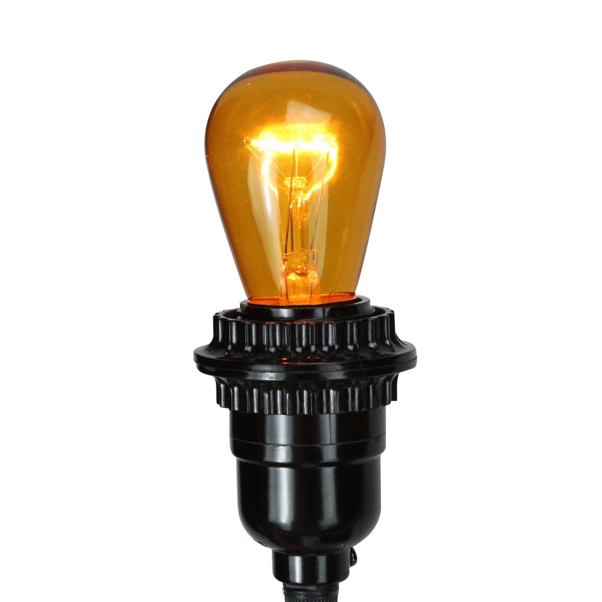 Transparent Incandescent S14 Replacement Christmas Bulbs, 25ct.