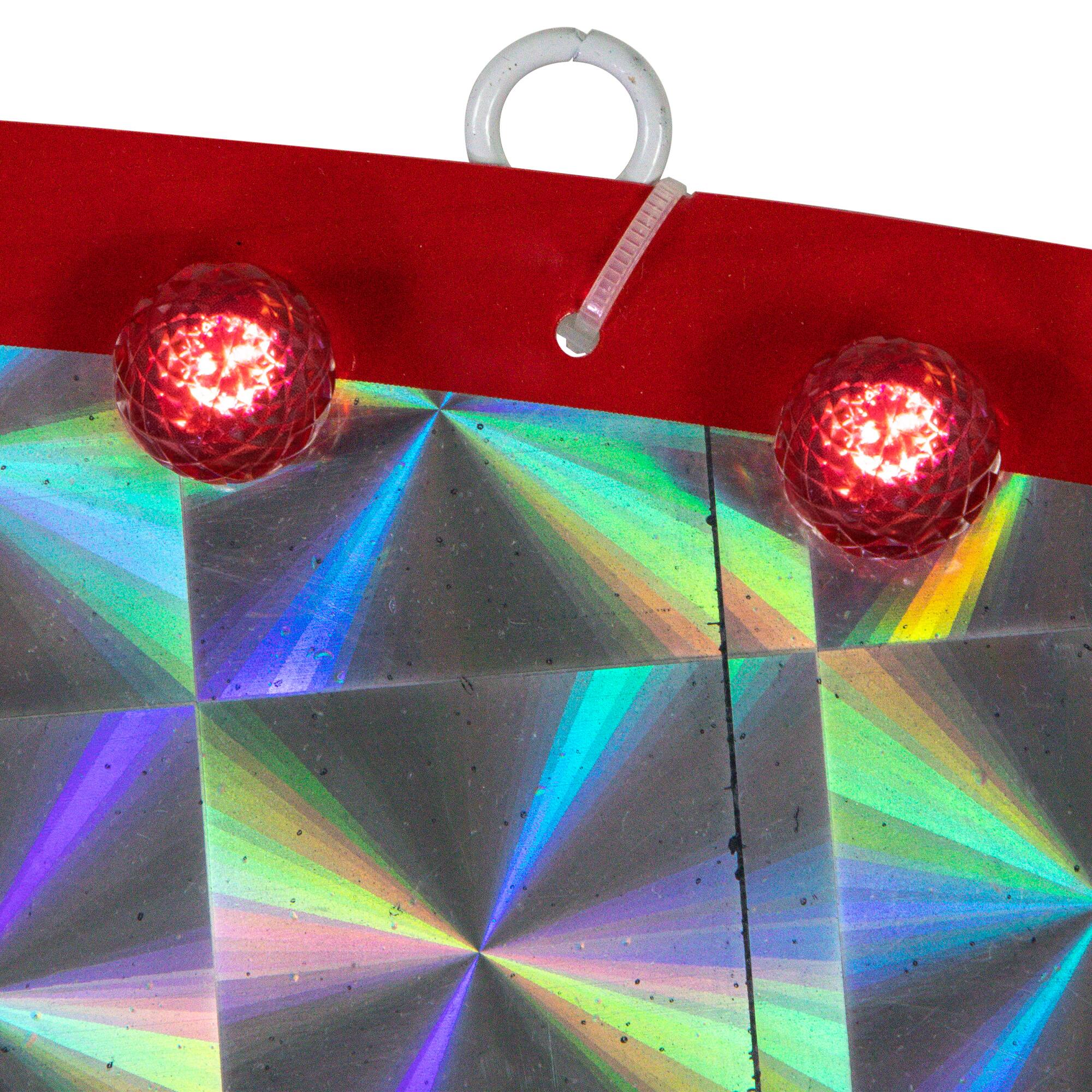 43" LED Holographic Merry Christmas Sign Outdoor Décor