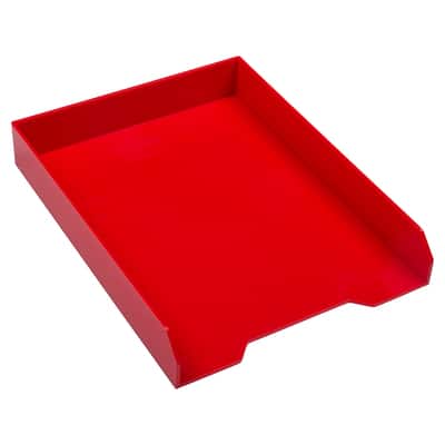 JAM Paper Stackable Desktop Paper Tray, 2ct., Color: Red | Michaels