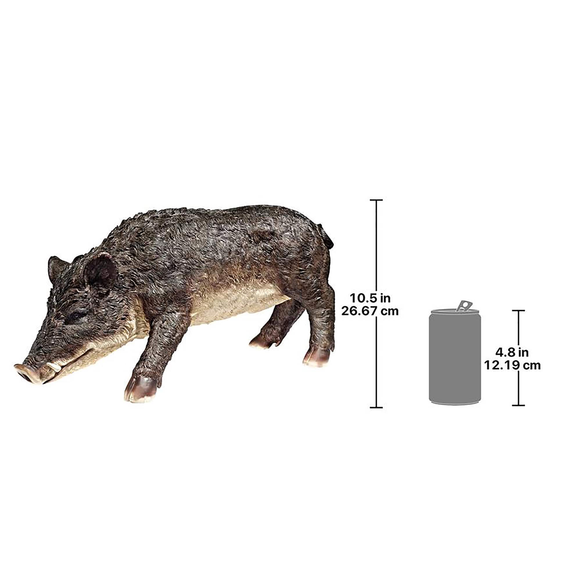 Design Toscano 20.5&#x22; Razorback Wild Boar Statue