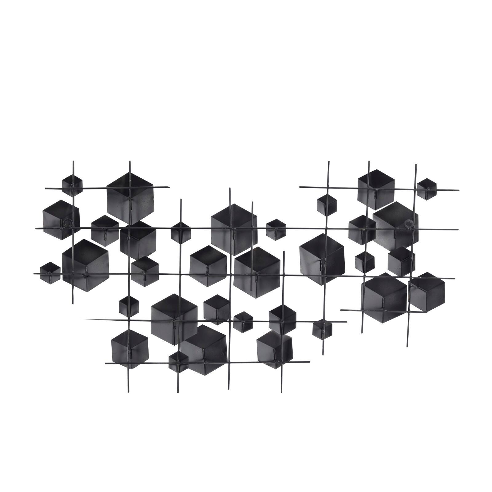 Multi Metal Contemporary Wall Decor, 20&#x22; x 36&#x22; x 2&#x22;