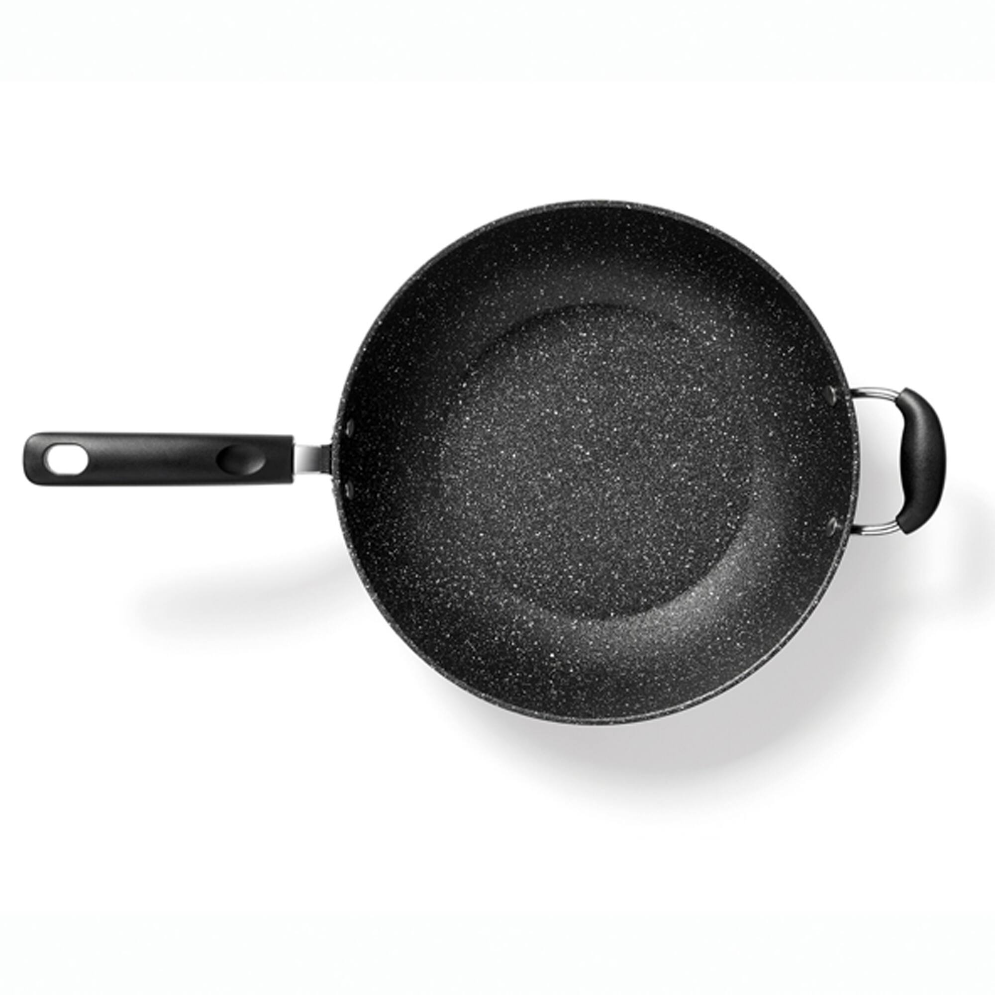 THE ROCK by Starfrit 12.5&#x22; Nonstick Wok With Helping Handle