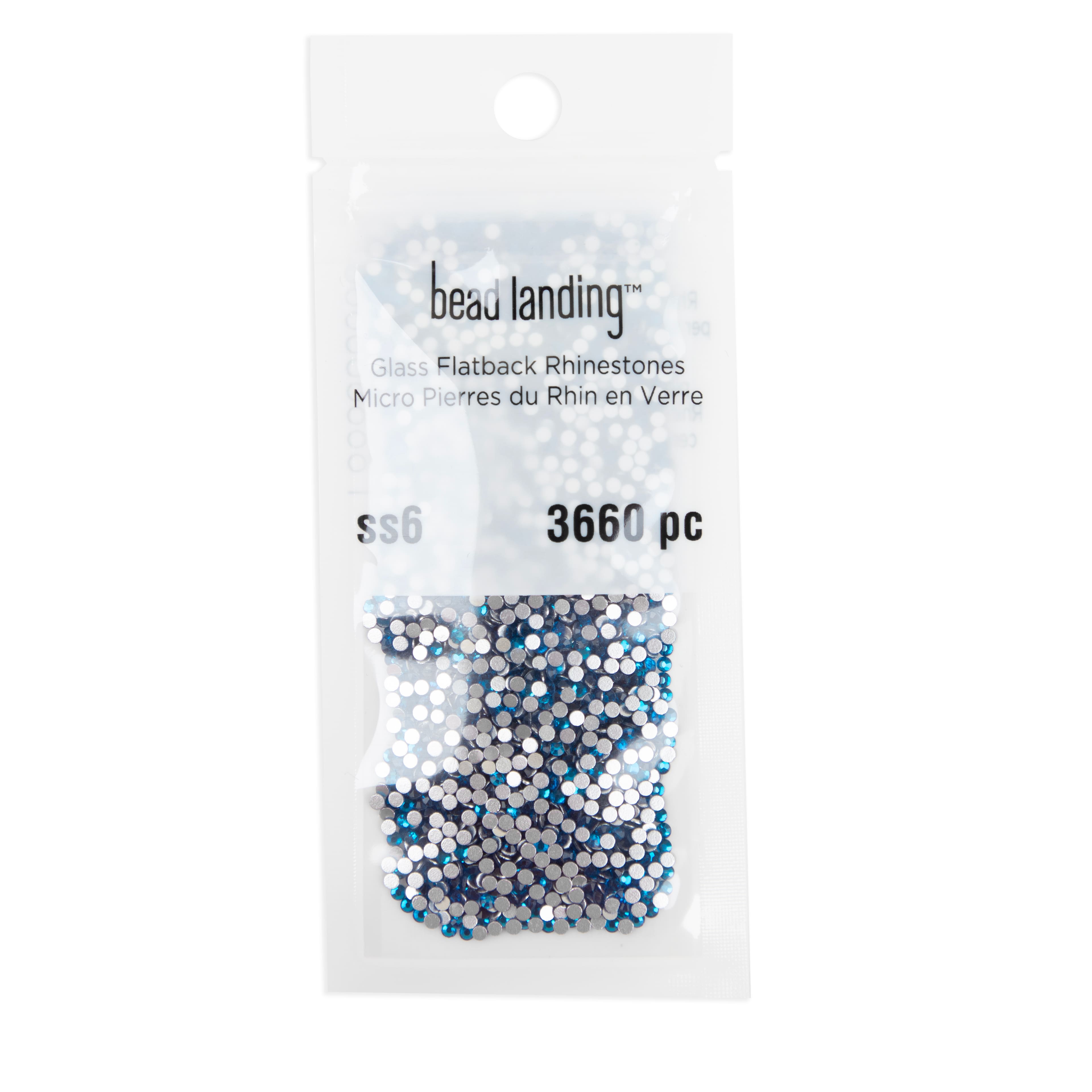 12 Pack: SS6 Glass Flatback Rhinestones by Bead Landing™