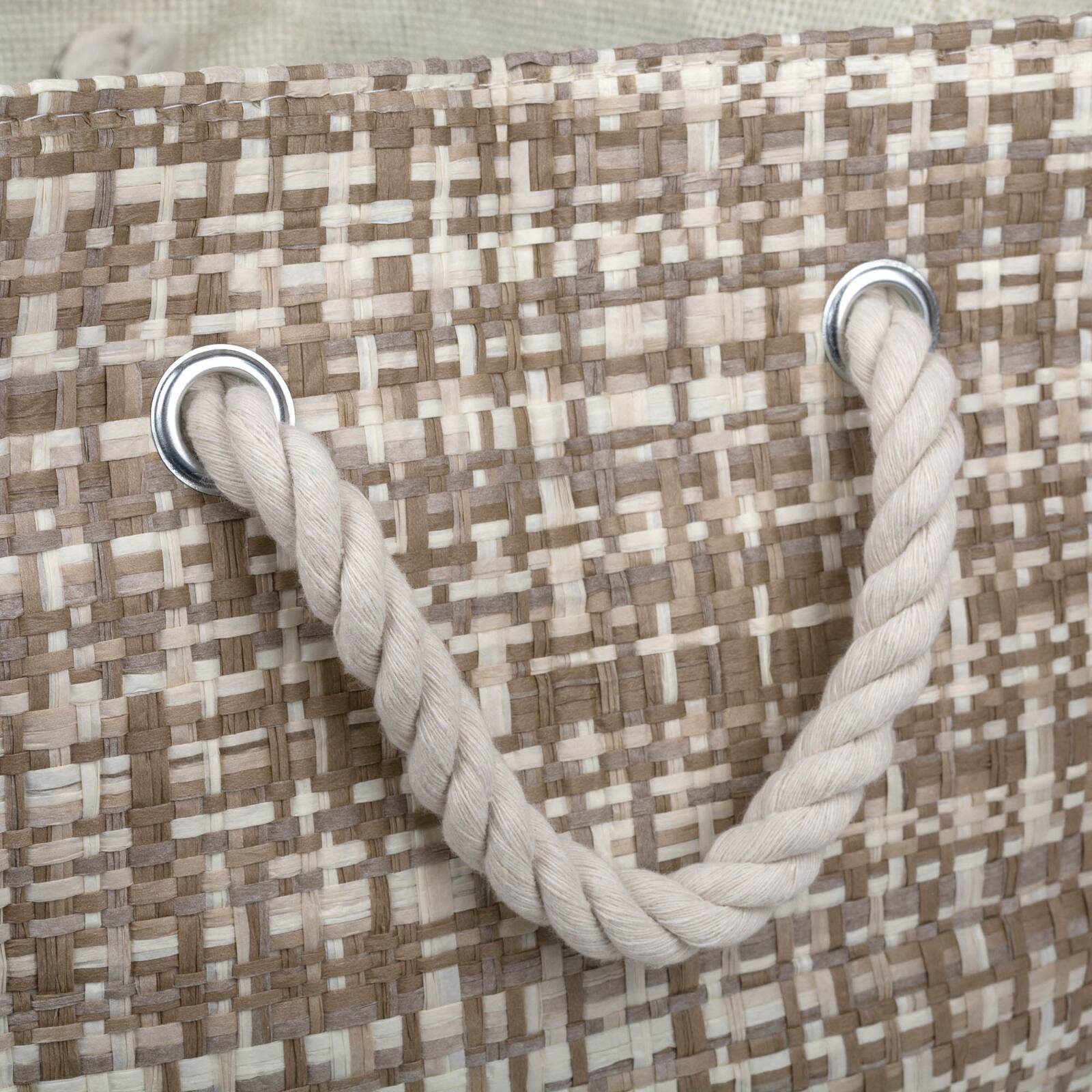 DII® Large Tweed Rectangle Woven Paper Storage Bin
