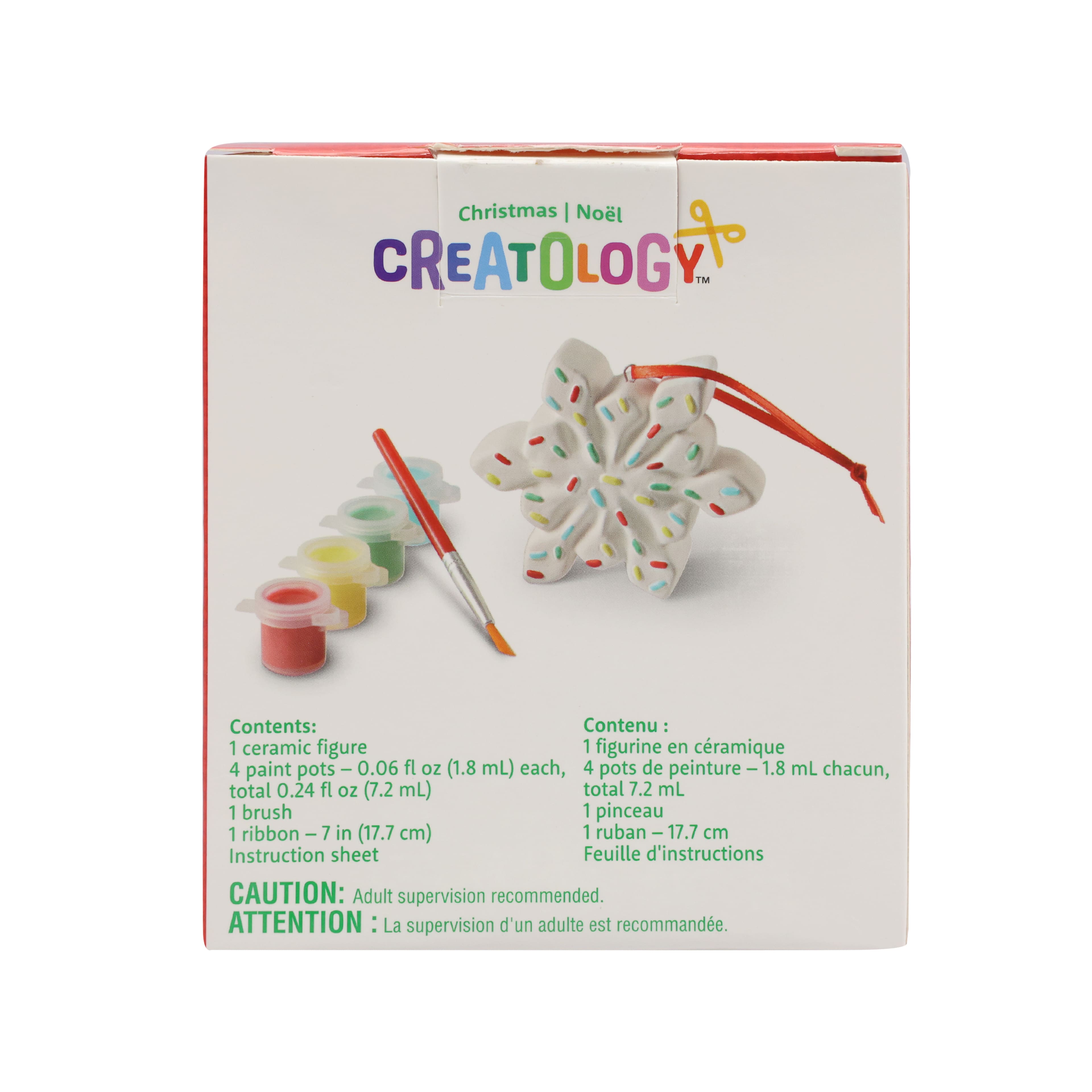 Christmas 3D Snowflake Ceramic Ornament Kit by Creatology&#x2122;