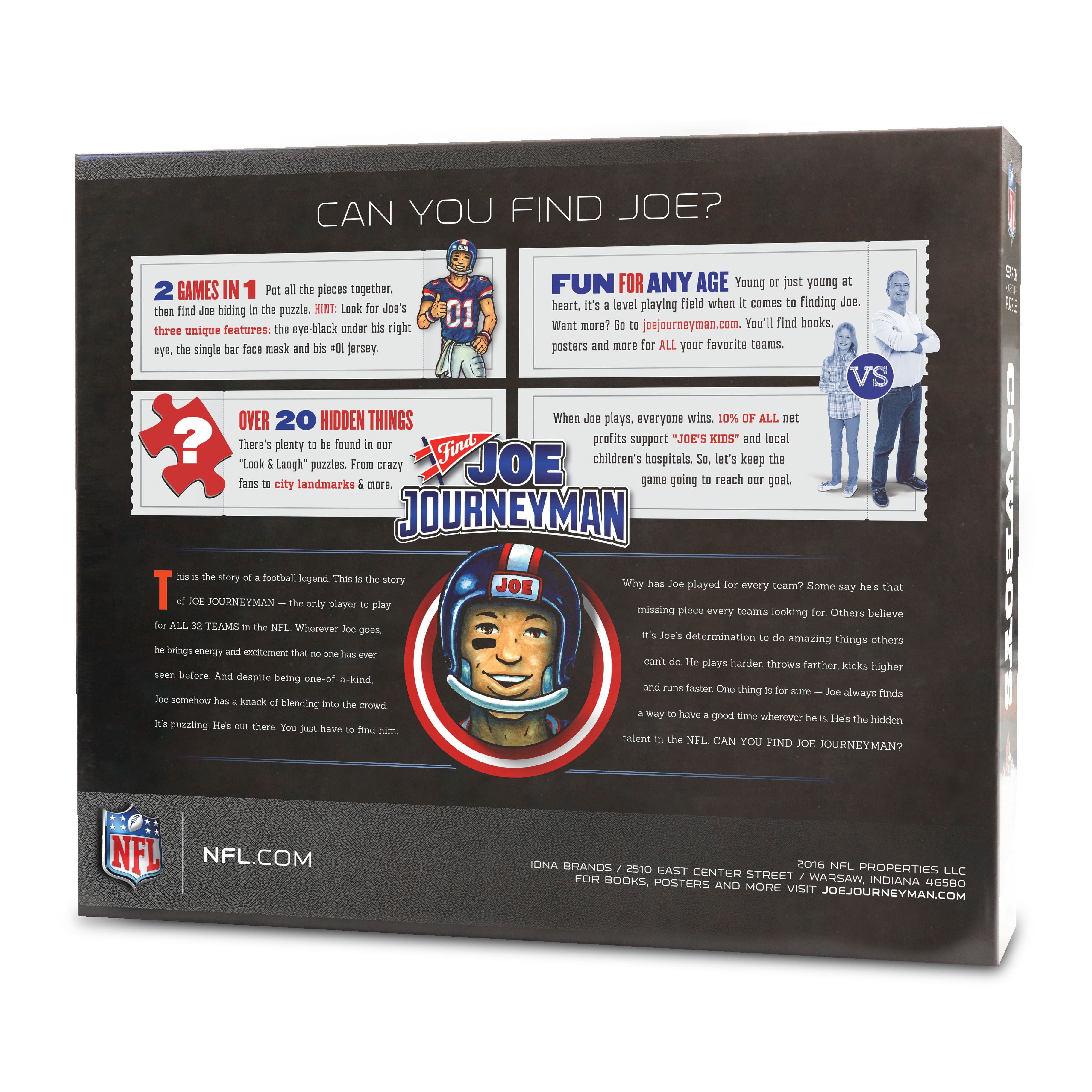 Joe Journeyman NFL 500 Piece Jigsaw Puzzle