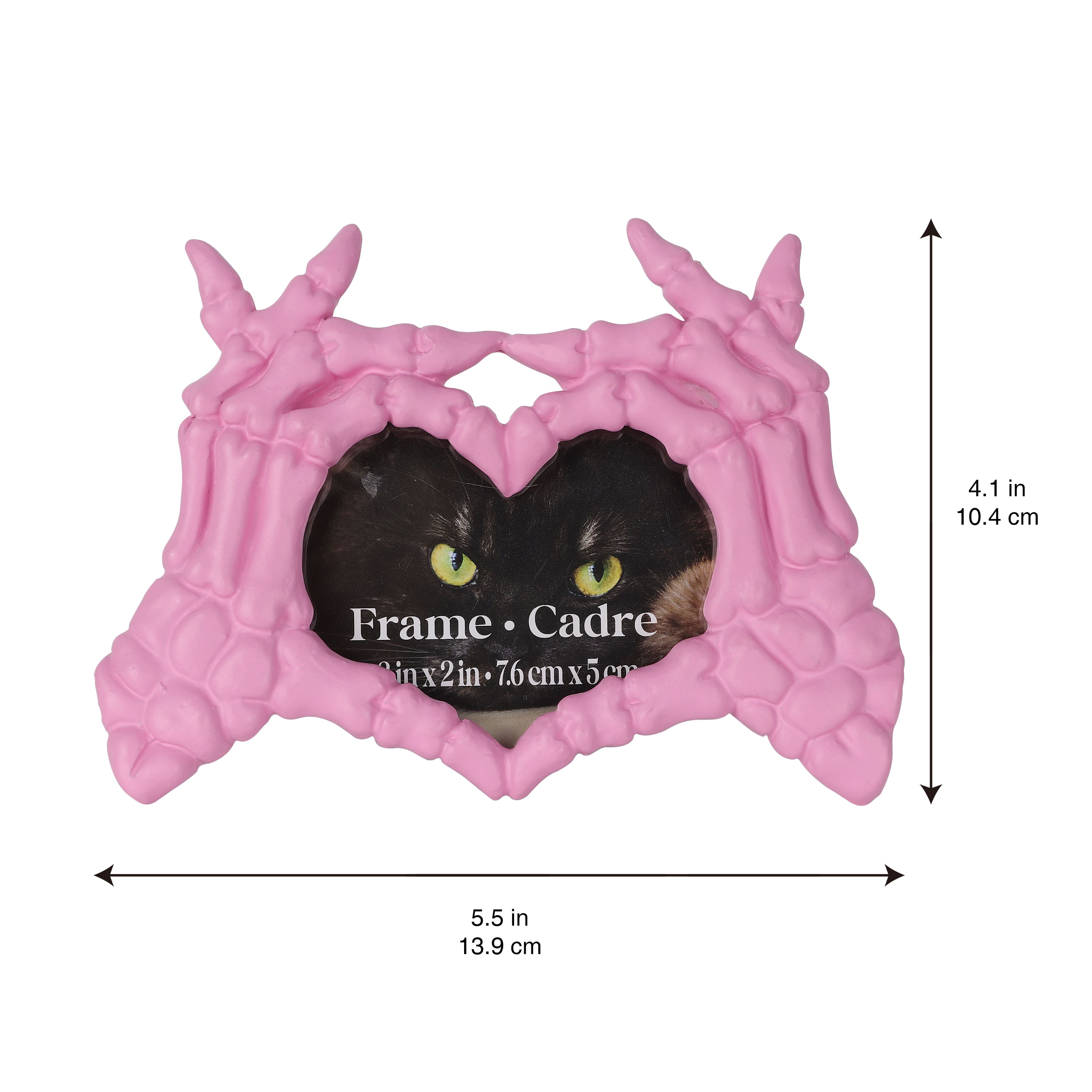 Assorted 3&#x22; x 2&#x22; Skeletal Hands Heart Tabletop Frame by Ashland&#xAE;
