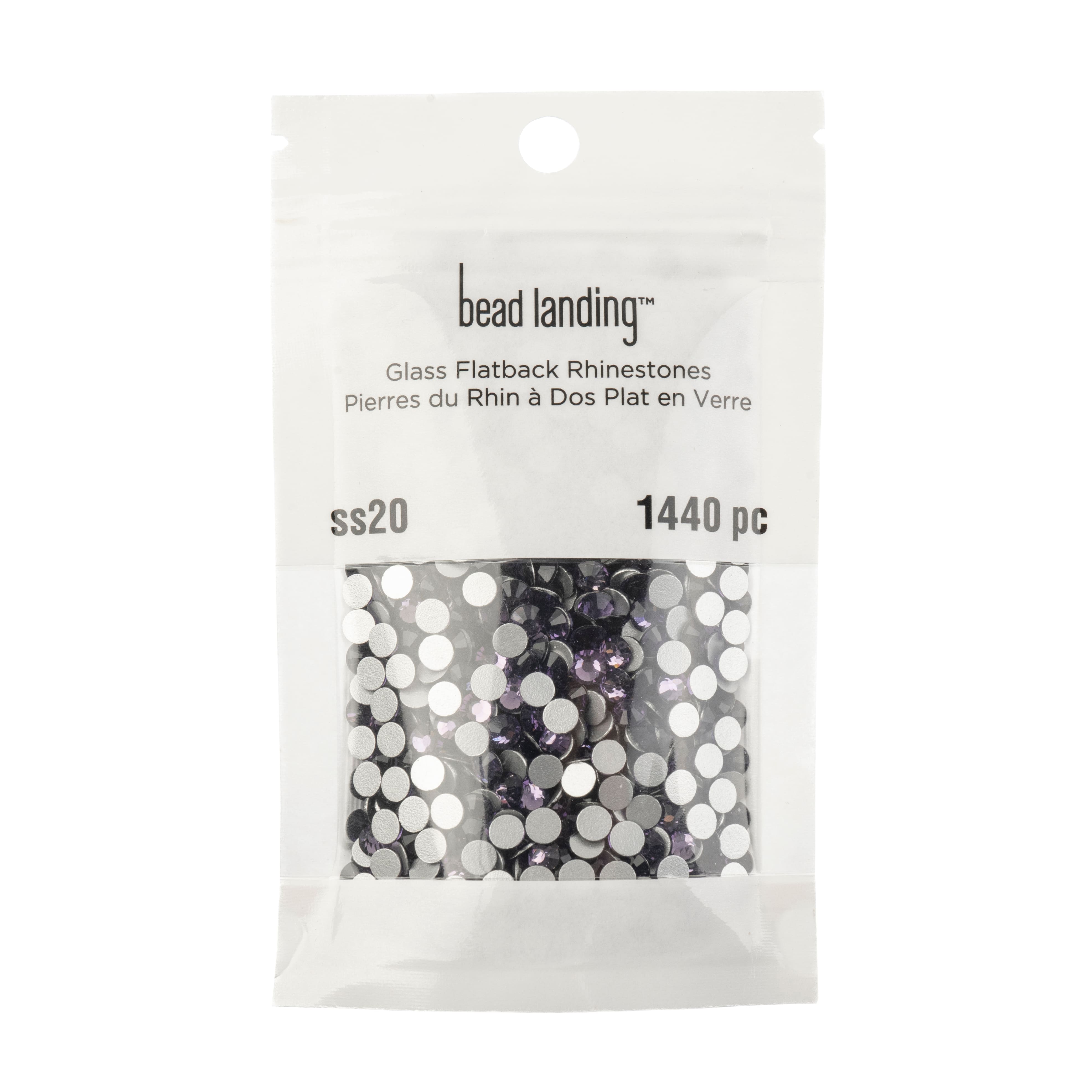 12 Pack: SS20 Glass Flatback Rhinestones by Bead Landing™