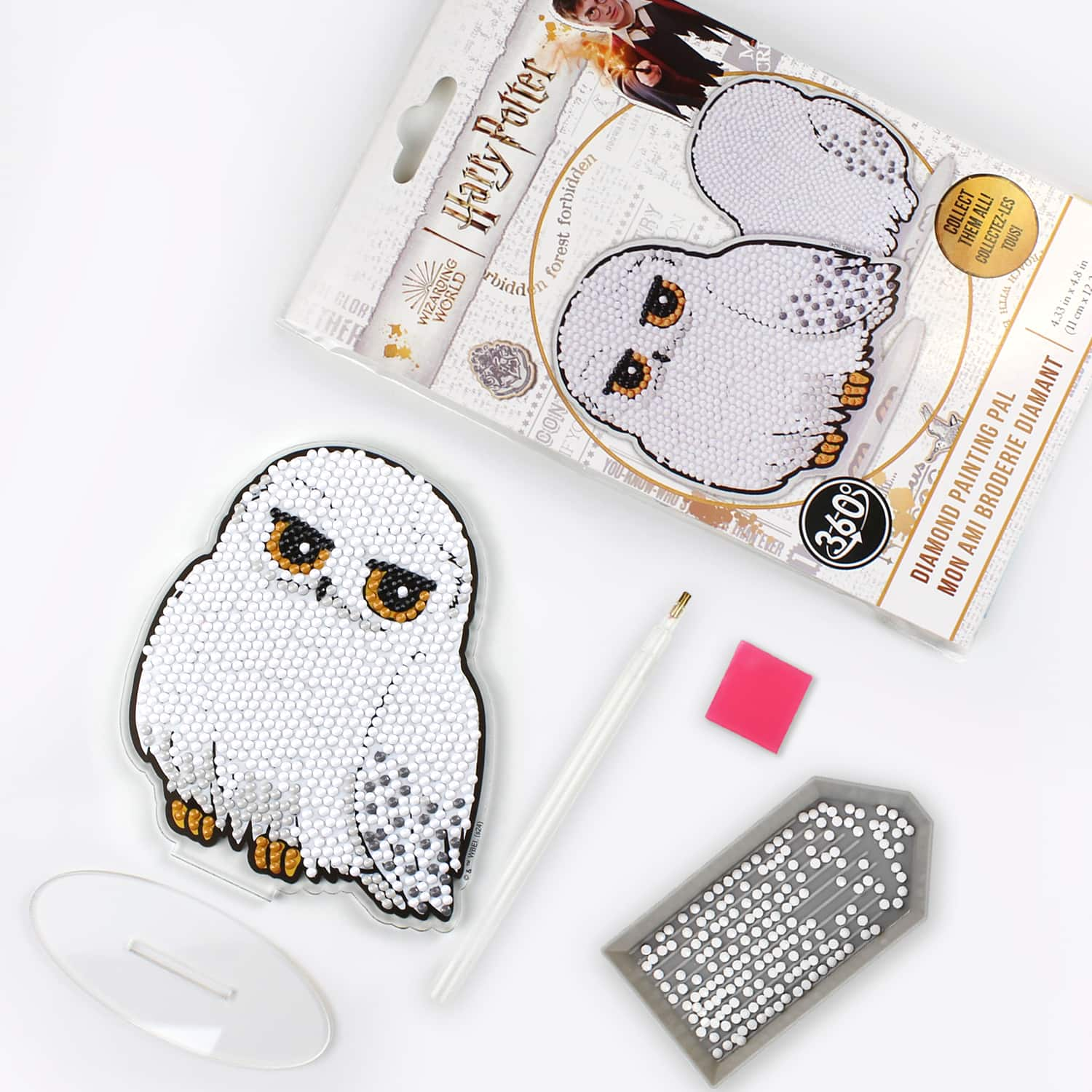 Camelot&#xAE; Dots Harry Potter&#x2122; Hedwig Diamond Painting Pal Kit