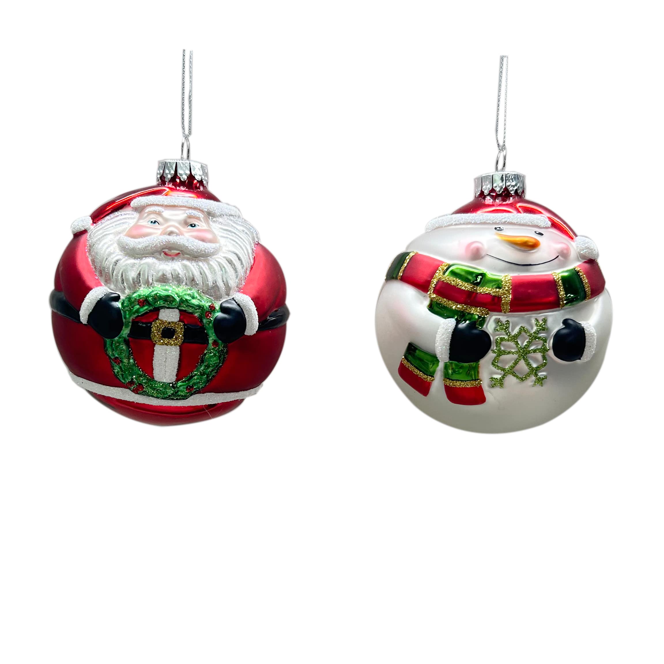 Assorted 3.5&#x22; Glass Ball Ornament by Ashland&#xAE;
